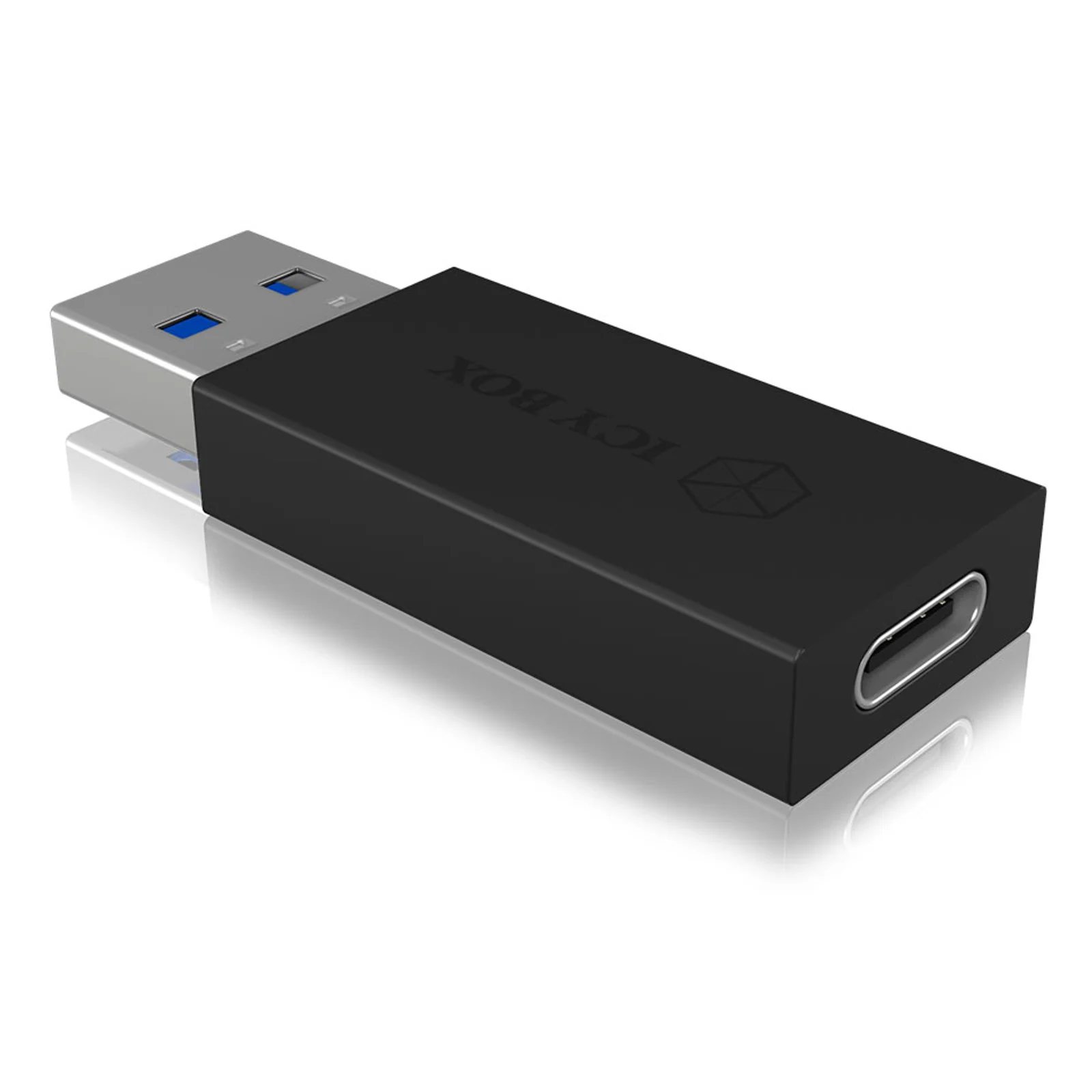 ICY BOX IB-CB015 USB Type-C 3.1 (Gen 2) USB Type-A 3.1 (Gen 2) Noir