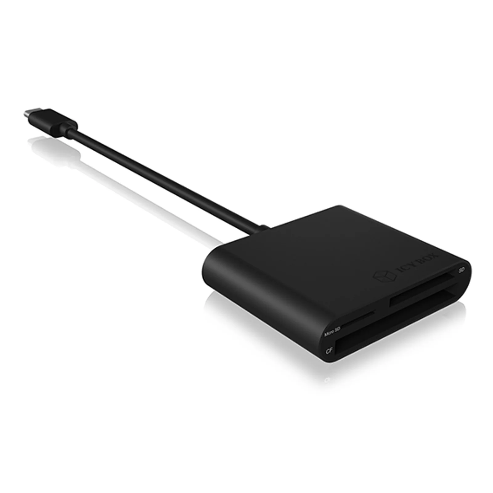 ICY BOX IB-CR301-C3 lecteur de carte mémoire USB 3.2 Gen 1 (3.1 Gen 1) Type-C Noir