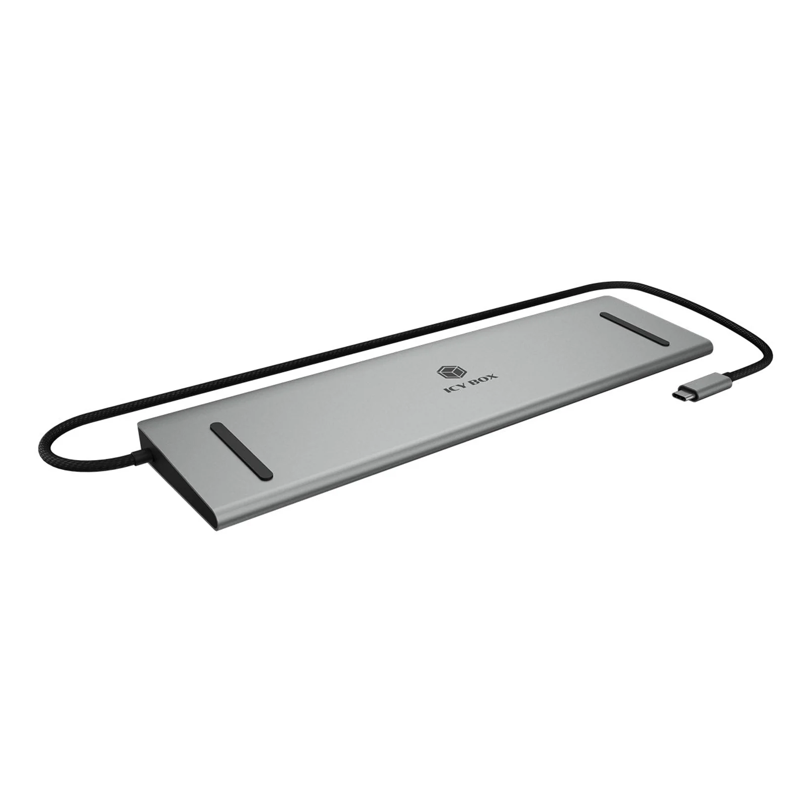 ICY BOX IB-DK2106a-CPD Avec fil USB 3.2 Gen 1 (3.1 Gen 1) Type-C Anthracite, Noir