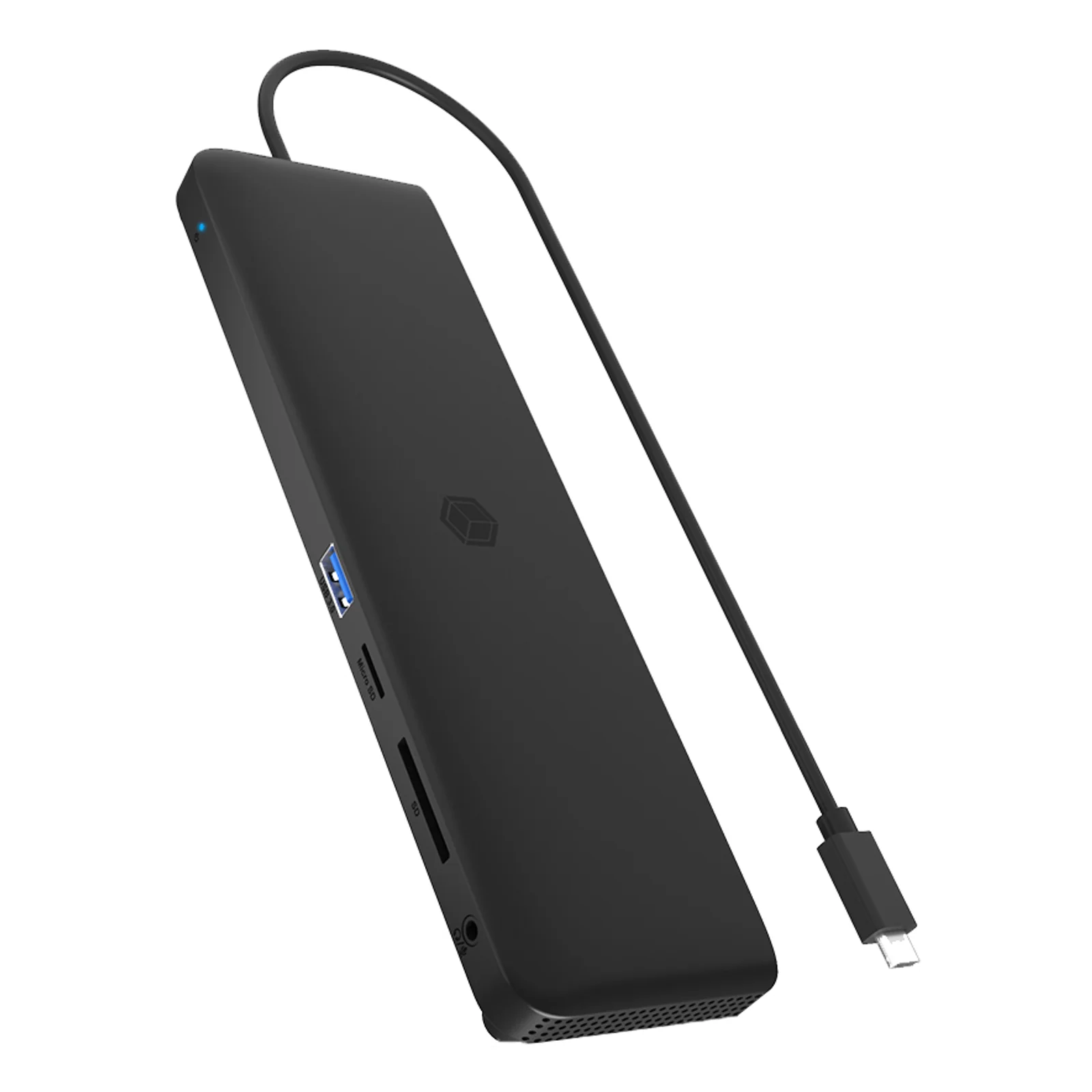 ICY BOX IB-DK2116-C Station d'accueil USB 3.2 Gen 2 (3.1 Gen 2) Type-C Noir