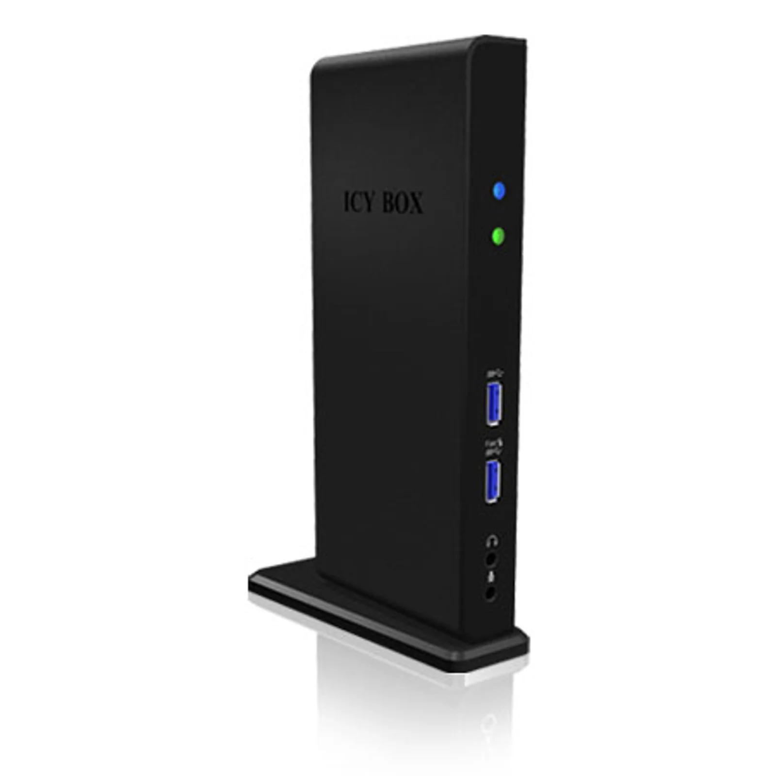 ICY BOX IB-DK2241AC Avec fil USB 3.2 Gen 1 (3.1 Gen 1) Type-A Noir