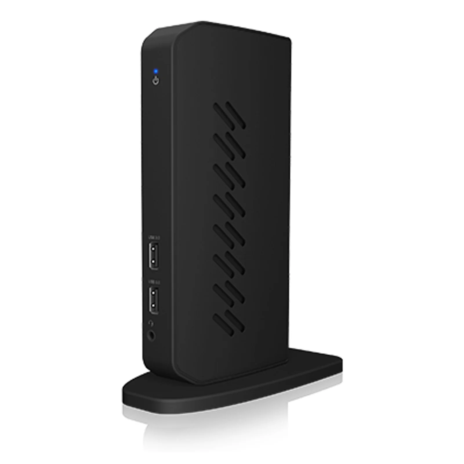 ICY BOX IB-DK2252AC Avec fil USB 3.2 Gen 1 (3.1 Gen 1) Type-C Noir