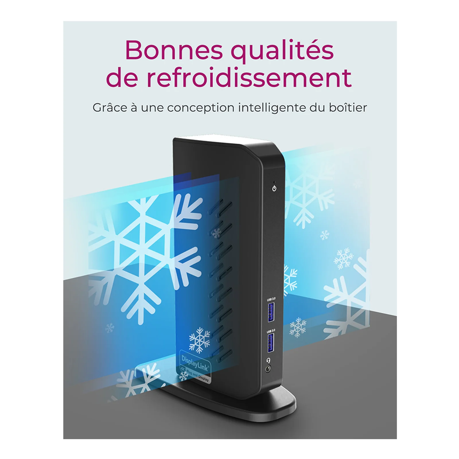 ICY BOX IB-DK2252AC Avec fil USB 3.2 Gen 1 (3.1 Gen 1) Type-C Noir