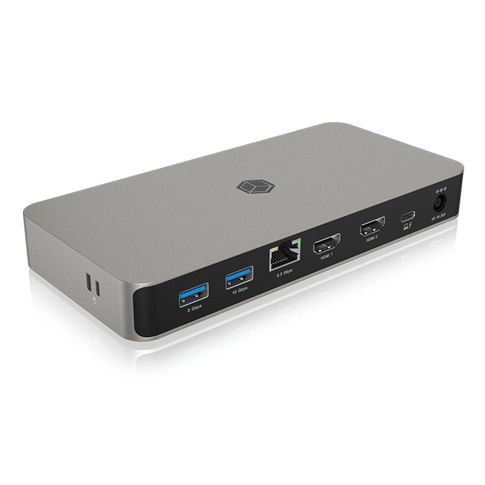 IB-DK2880-C41 Avec fil USB4 Anthracite, Noir