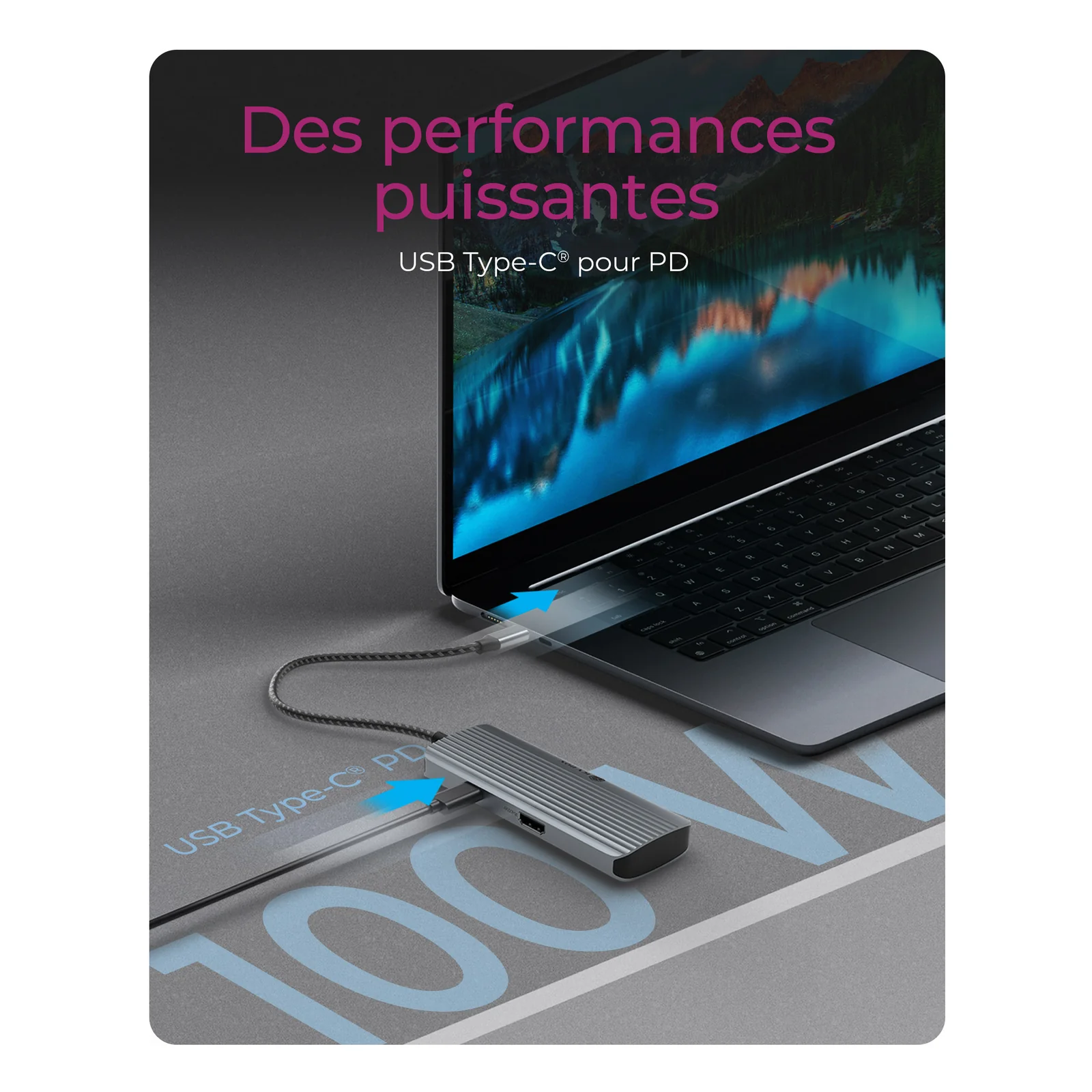 ICY BOX IB-DK4022a-CPD Avec fil USB 3.2 Gen 1 (3.1 Gen 1) Type-C Aluminium, Argent