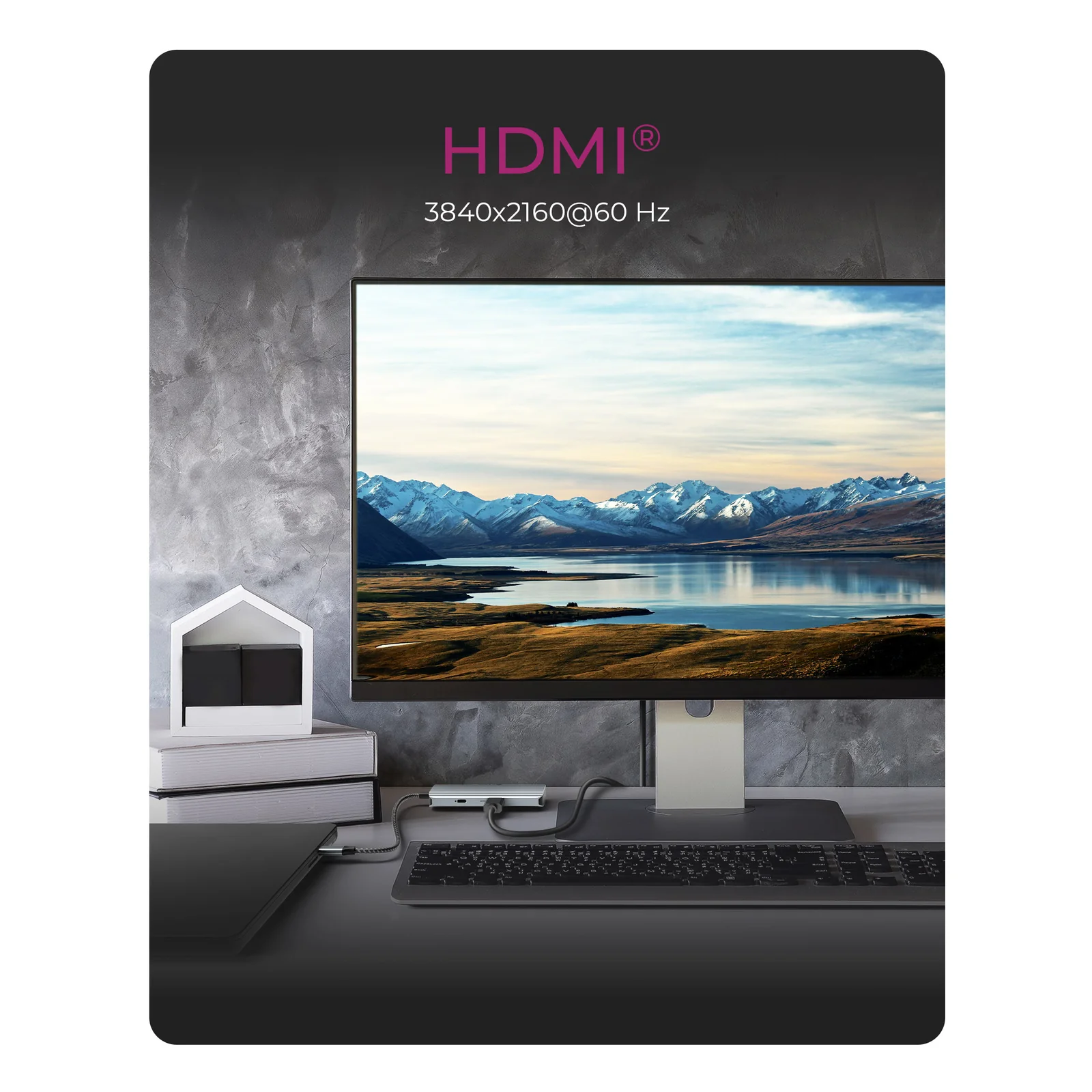 ICY BOX IB-DK4022a-CPD Avec fil USB 3.2 Gen 1 (3.1 Gen 1) Type-C Aluminium, Argent