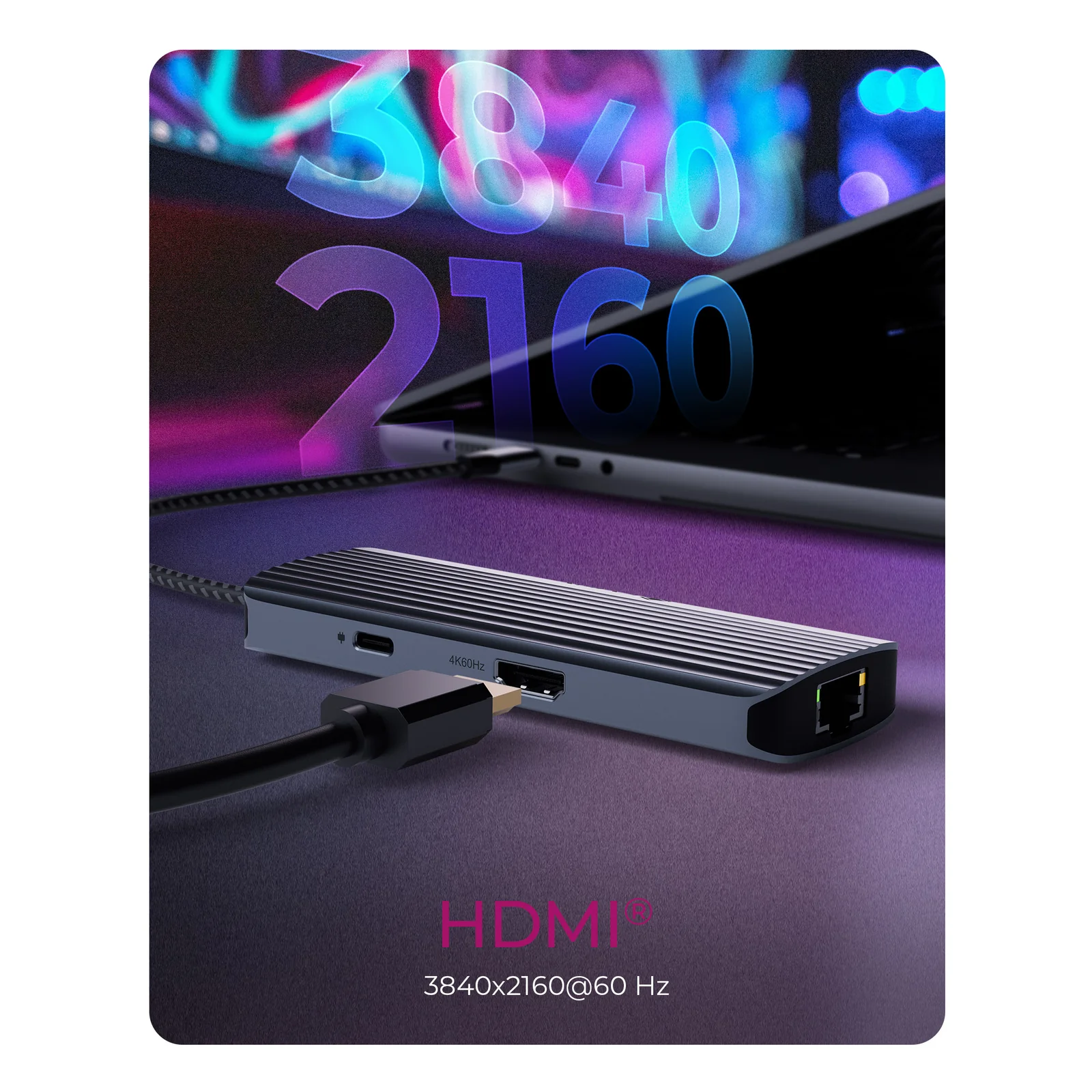 ICY BOX IB-DK4034a-CPD Avec fil USB 3.2 Gen 1 (3.1 Gen 1) Type-C Aluminium, Argent