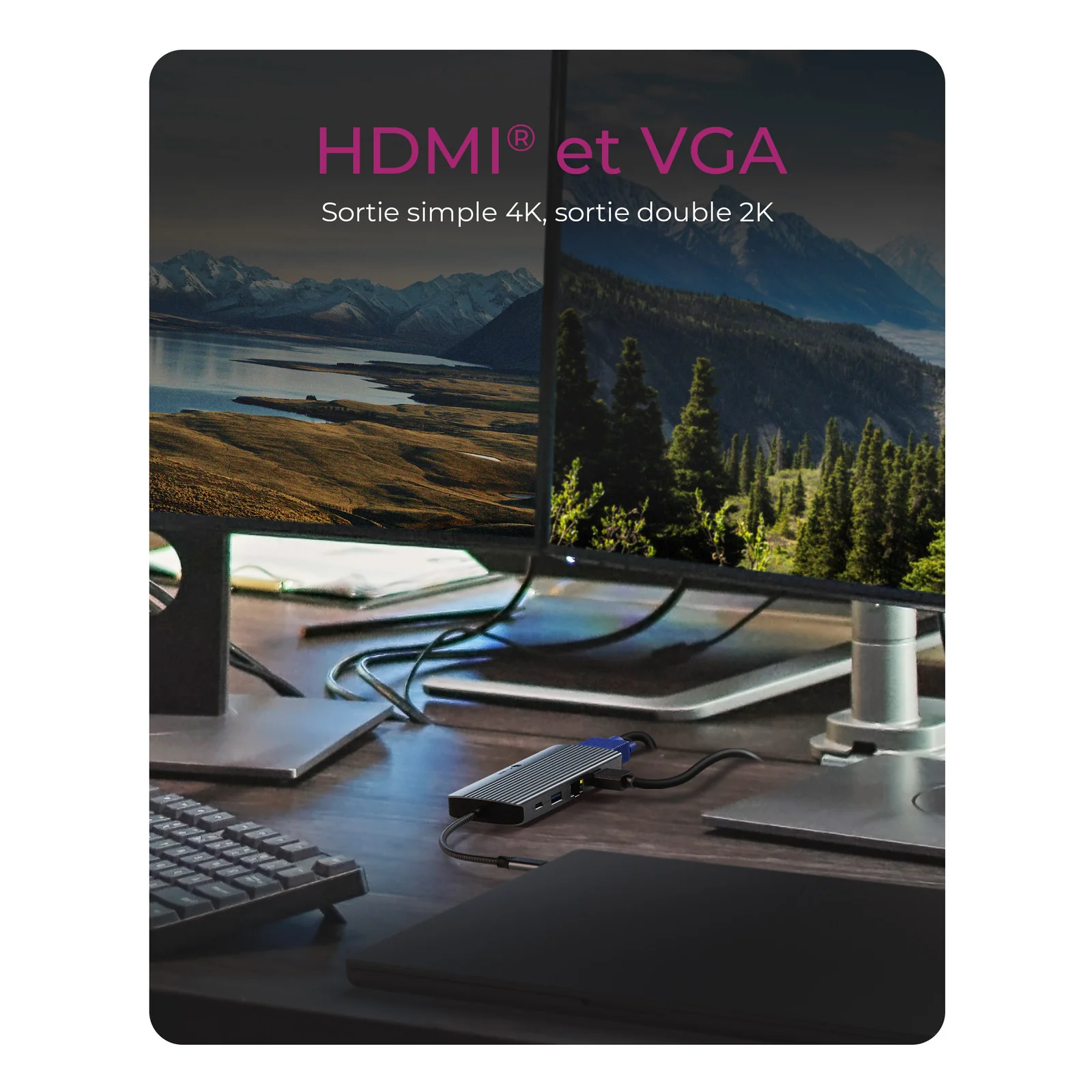 ICY BOX IB-DK4040a-CPD Avec fil USB 3.2 Gen 1 (3.1 Gen 1) Type-C Aluminium, Argent