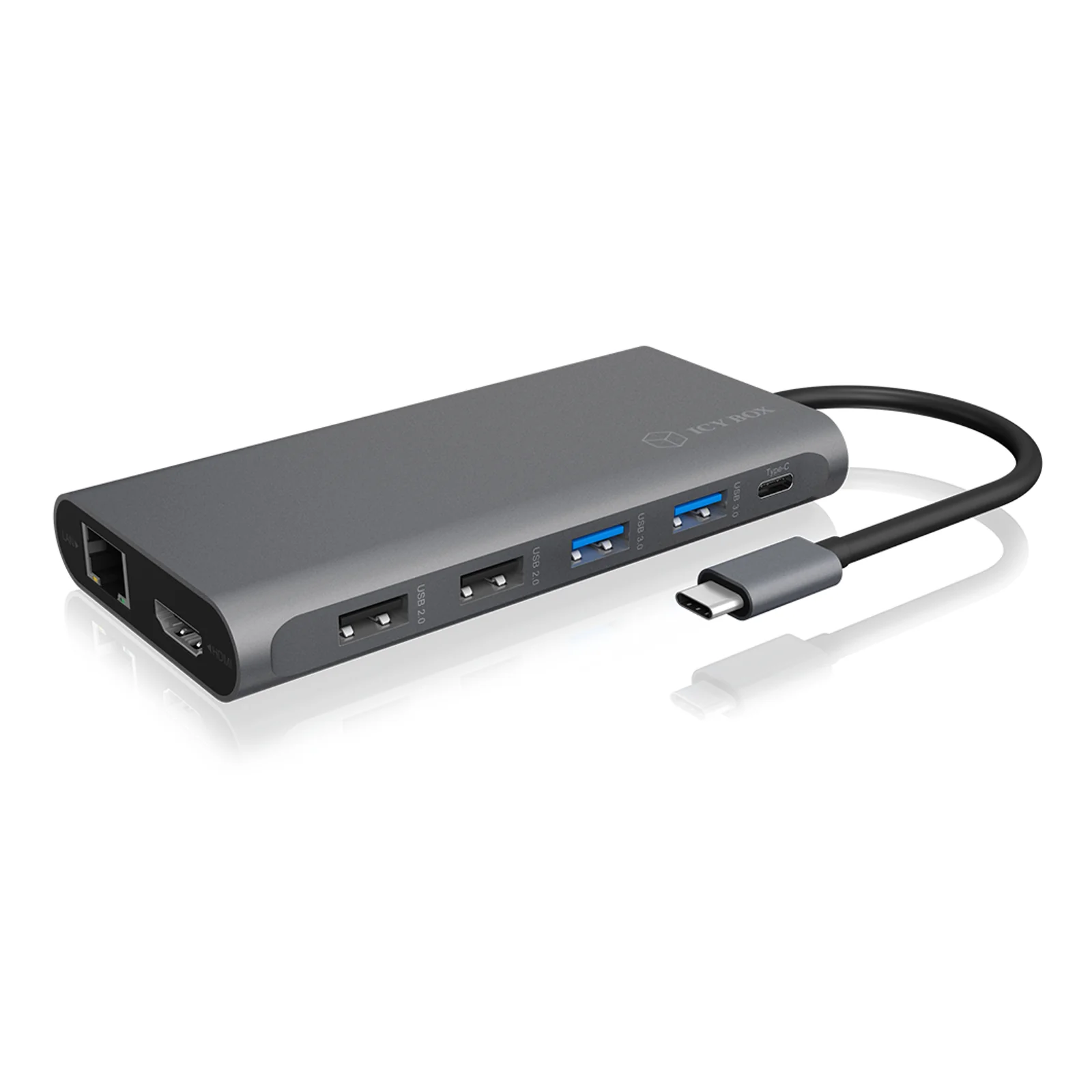 IB-DK4050-CPD Avec fil USB 3.2 Gen 1 (3.1 Gen 1) Type-C Anthracite
