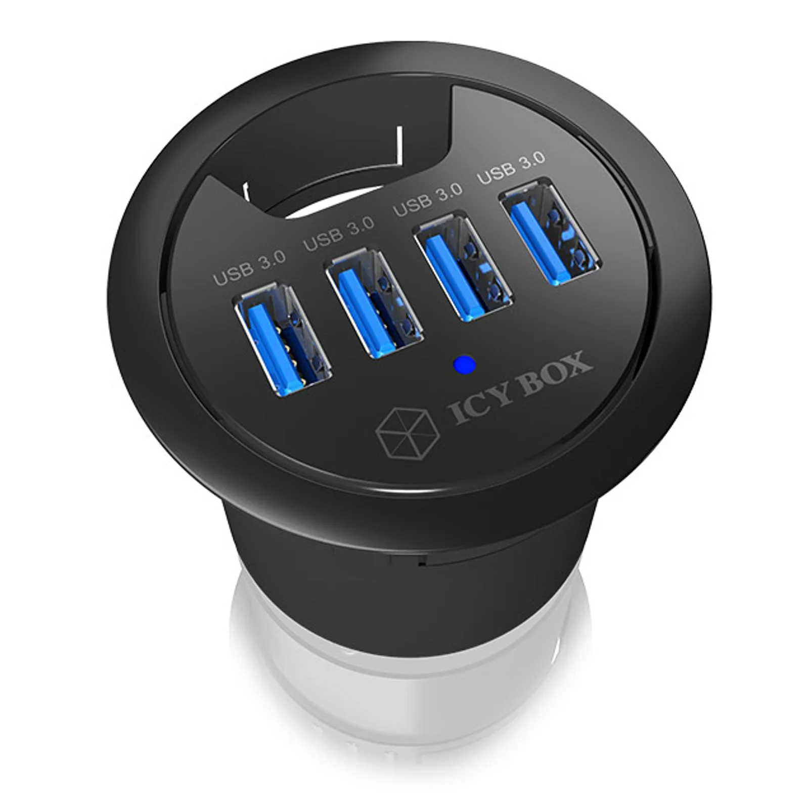 ICY BOX IB-HUB1403 USB 3.2 Gen 1 (3.1 Gen 1) Type-A 5000 Mbit/s Noir