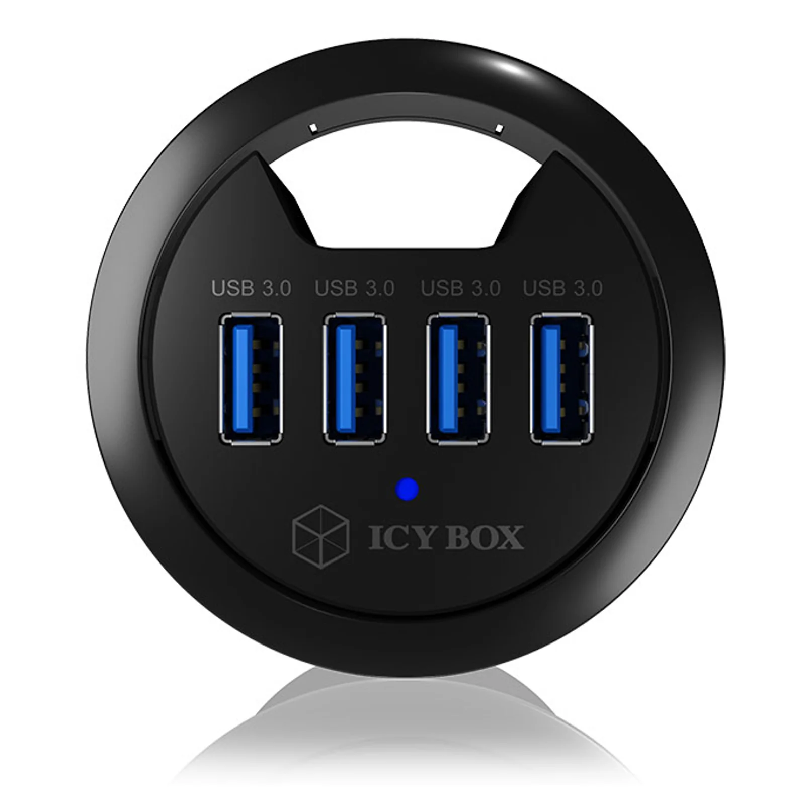 ICY BOX IB-HUB1403 USB 3.2 Gen 1 (3.1 Gen 1) Type-A 5000 Mbit/s Noir