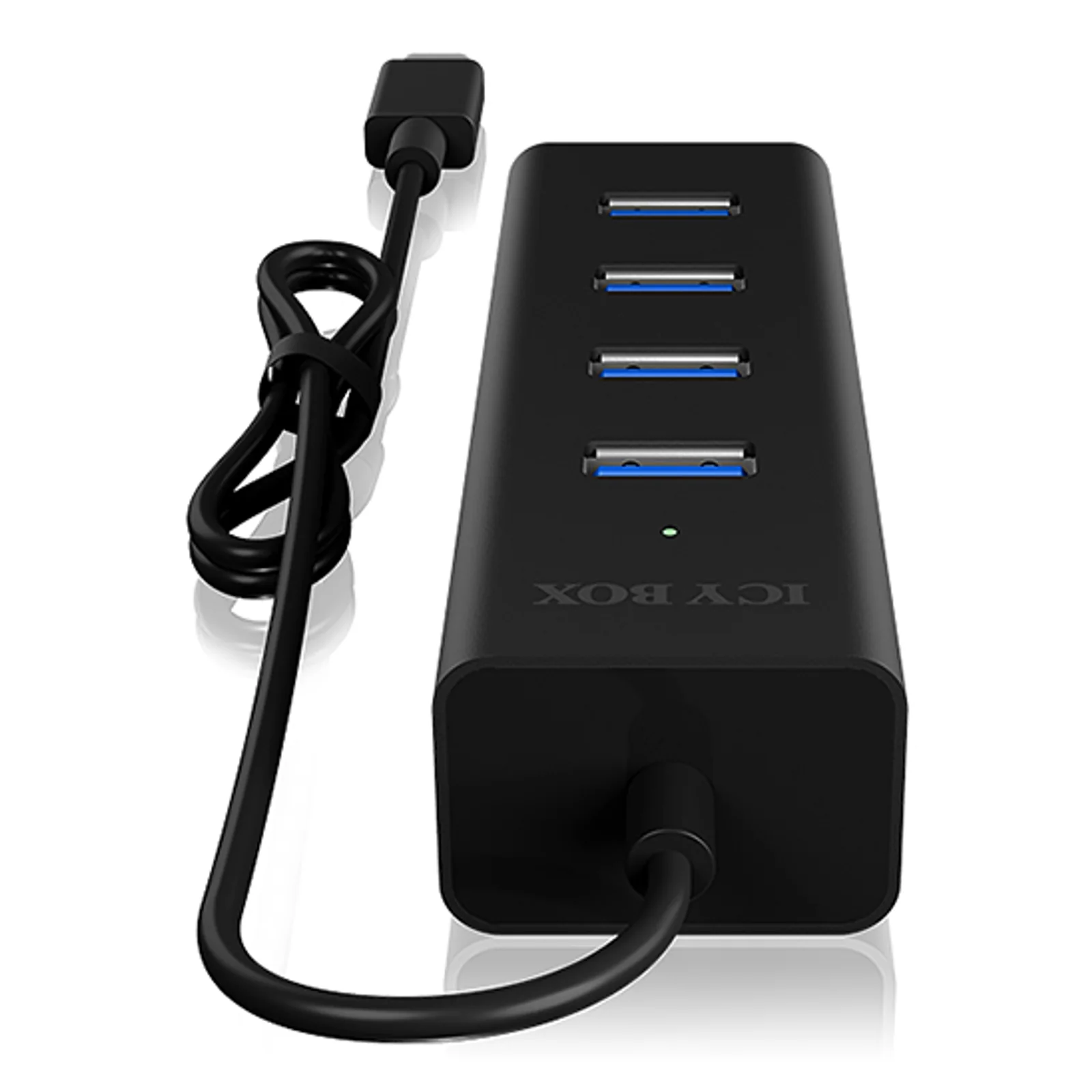 ICY BOX IB-HUB1409-C3 USB 3.2 Gen 1 (3.1 Gen 1) Type-C 5000 Mbit/s Noir
