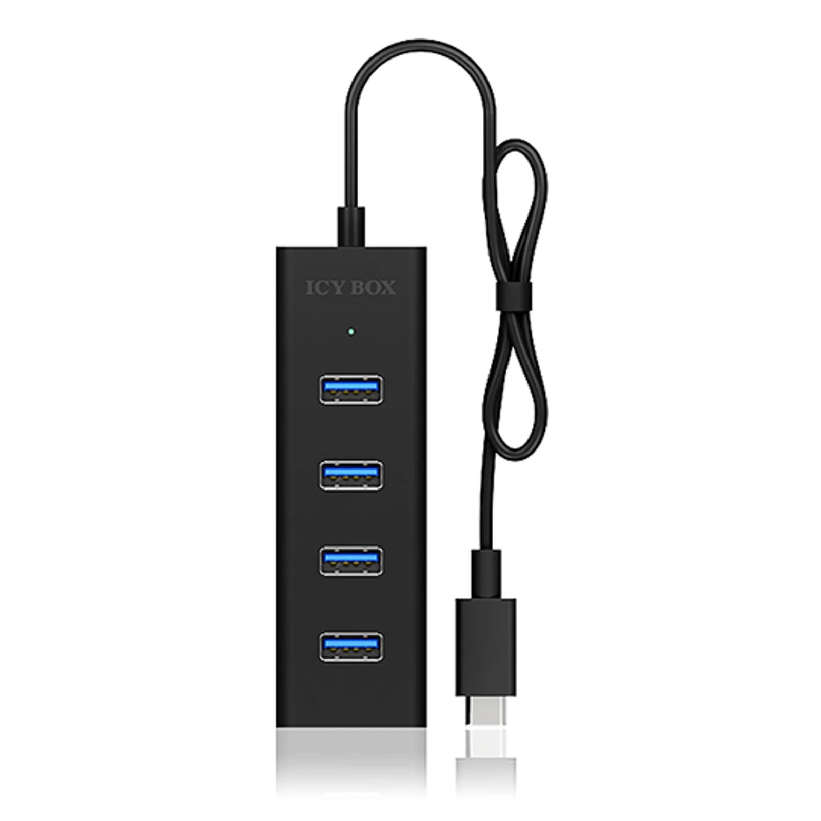 ICY BOX IB-HUB1409-C3 USB 3.2 Gen 1 (3.1 Gen 1) Type-C 5000 Mbit/s Noir
