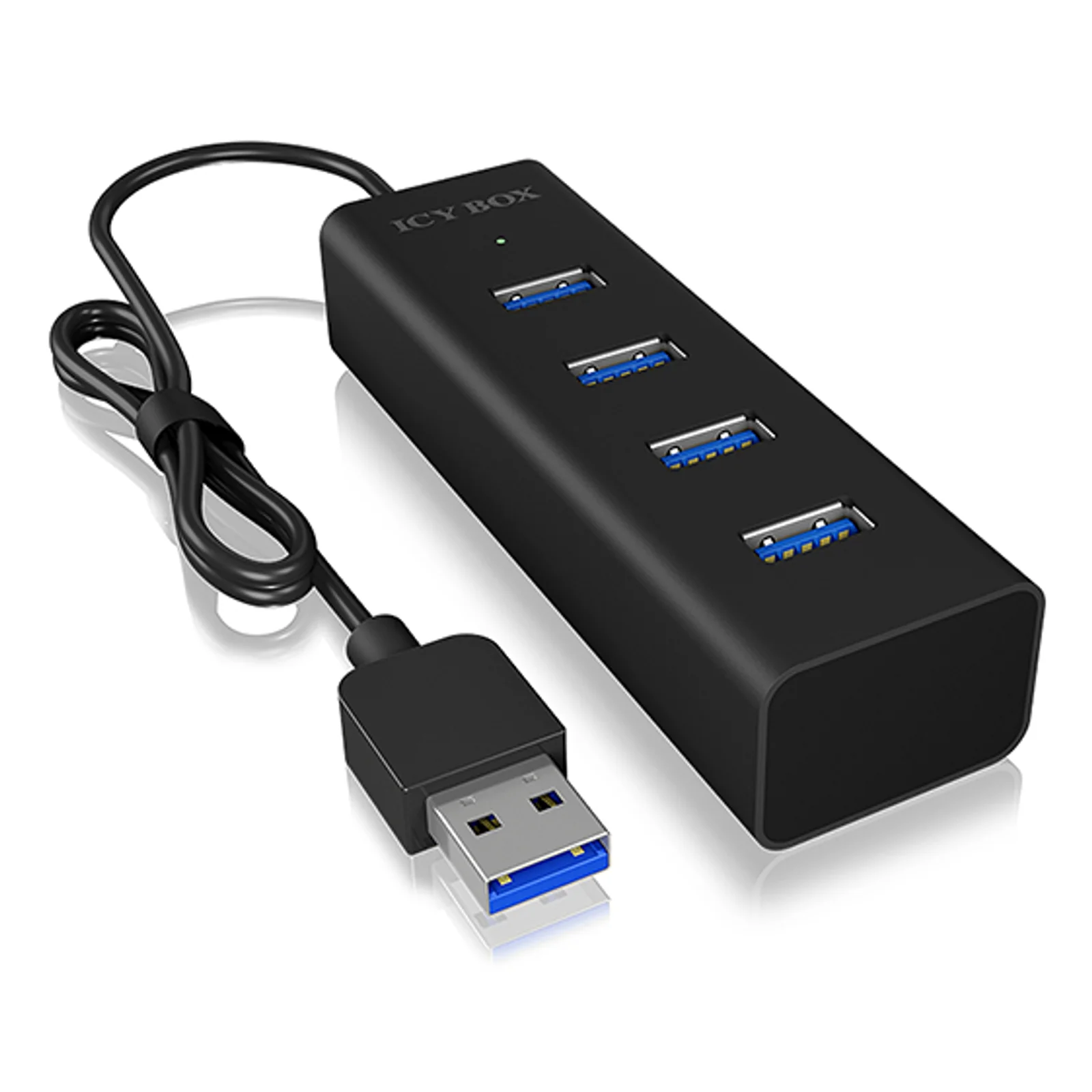 ICY BOX IB-HUB1409-U3 USB 3.2 Gen 1 (3.1 Gen 1) Type-A 5000 Mbit/s Noir