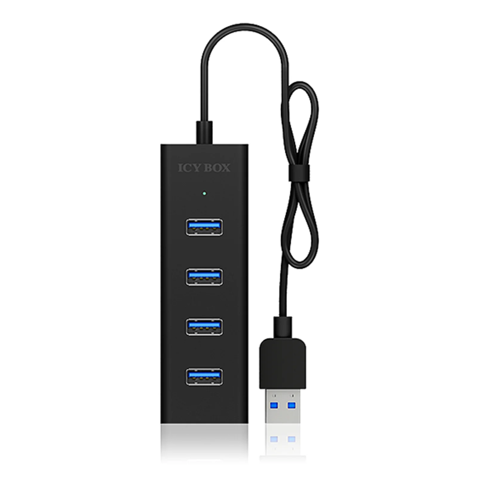ICY BOX IB-HUB1409-U3 USB 3.2 Gen 1 (3.1 Gen 1) Type-A 5000 Mbit/s Noir