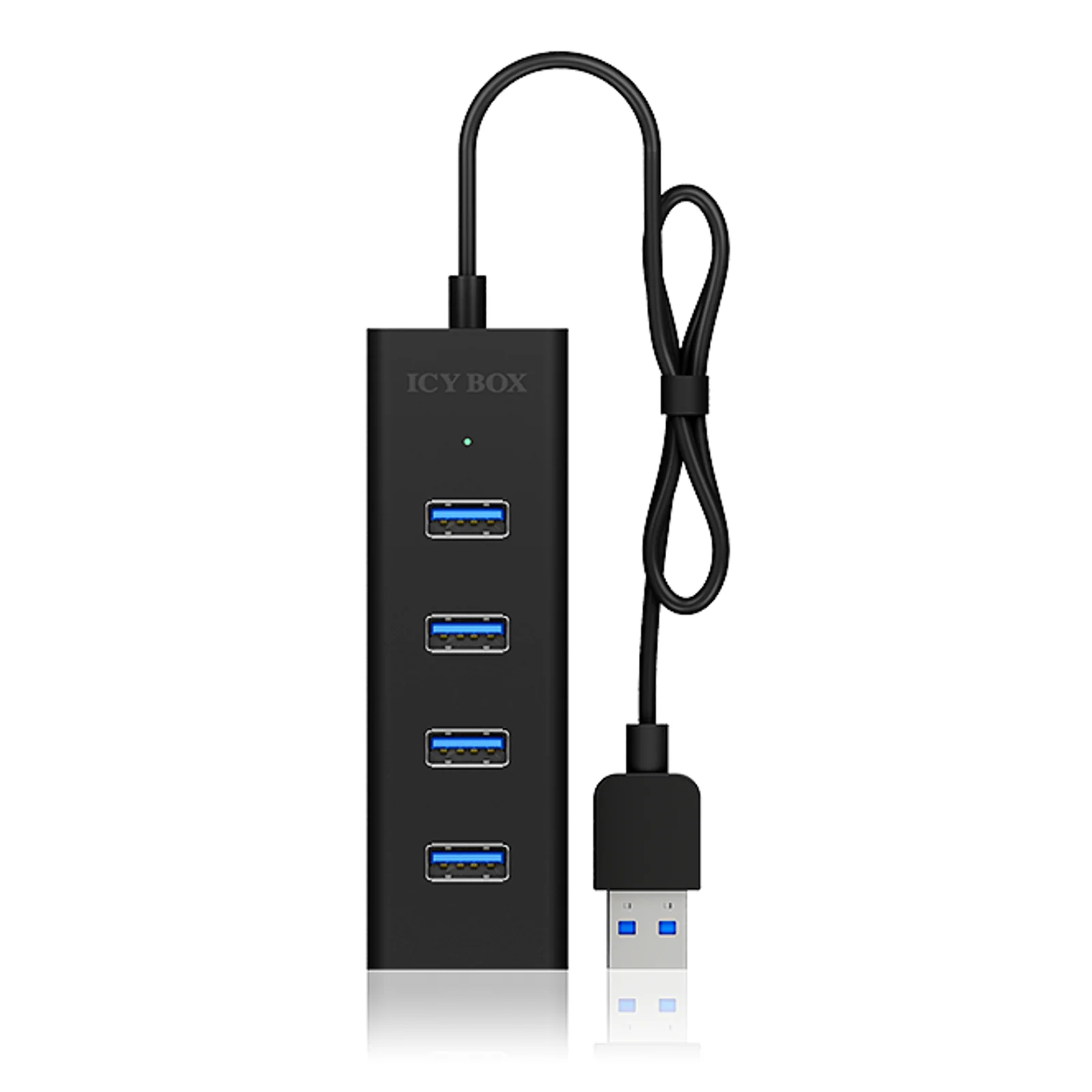 ICY BOX IB-HUB1409-U3 USB 3.2 Gen 1 (3.1 Gen 1) Type-A 5000 Mbit/s Noir