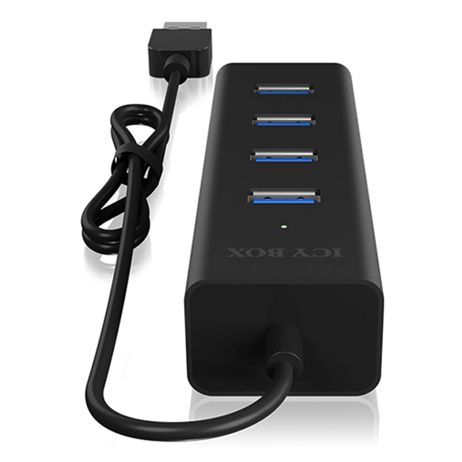 ICY BOX IB-HUB1409-U3 USB 3.2 Gen 1 (3.1 Gen 1) Type-A 5000 Mbit/s Noir