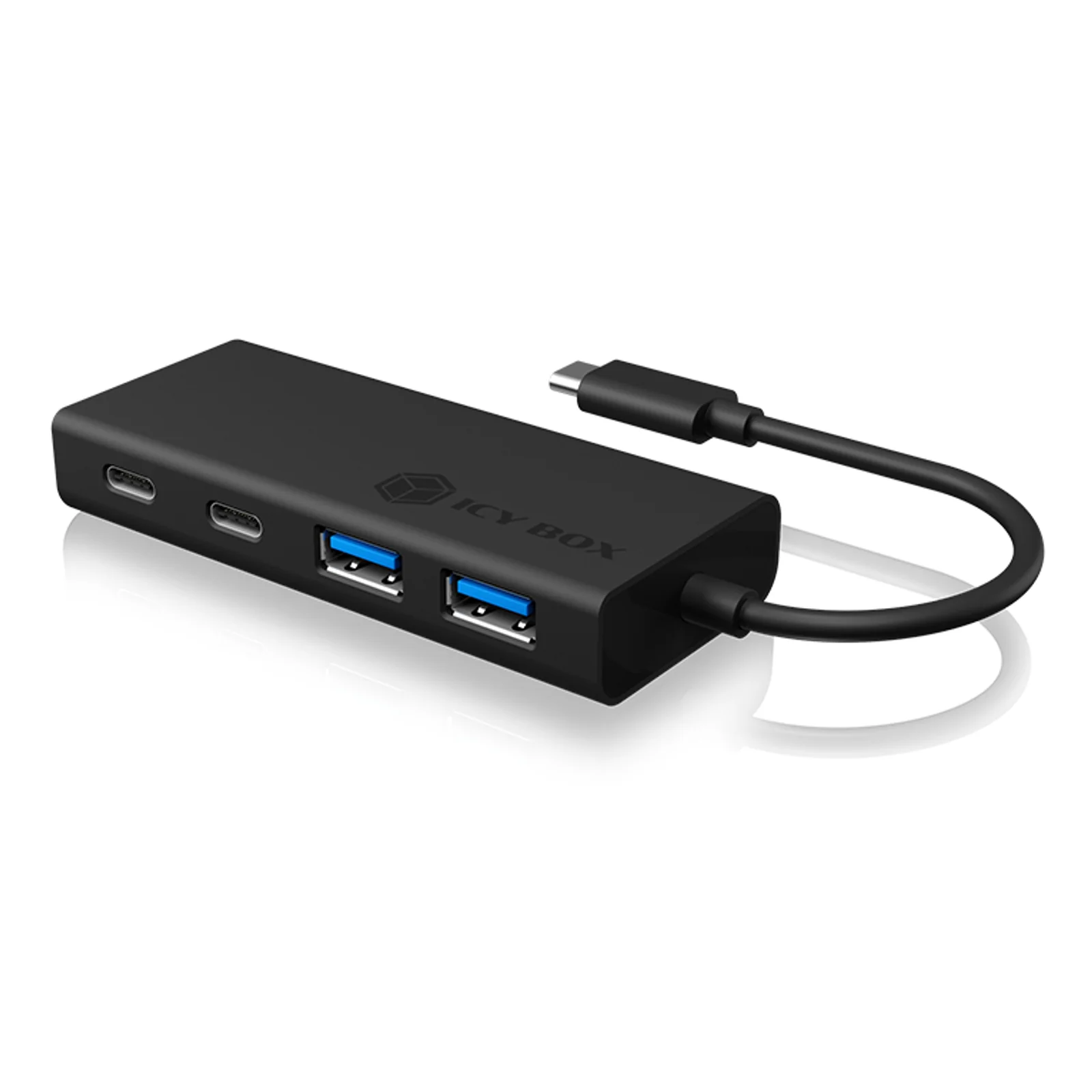 ICY BOX IB-HUB1426-CPD USB 3.2 Gen 1 (3.1 Gen 1) Type-C 5000 Mbit/s Noir