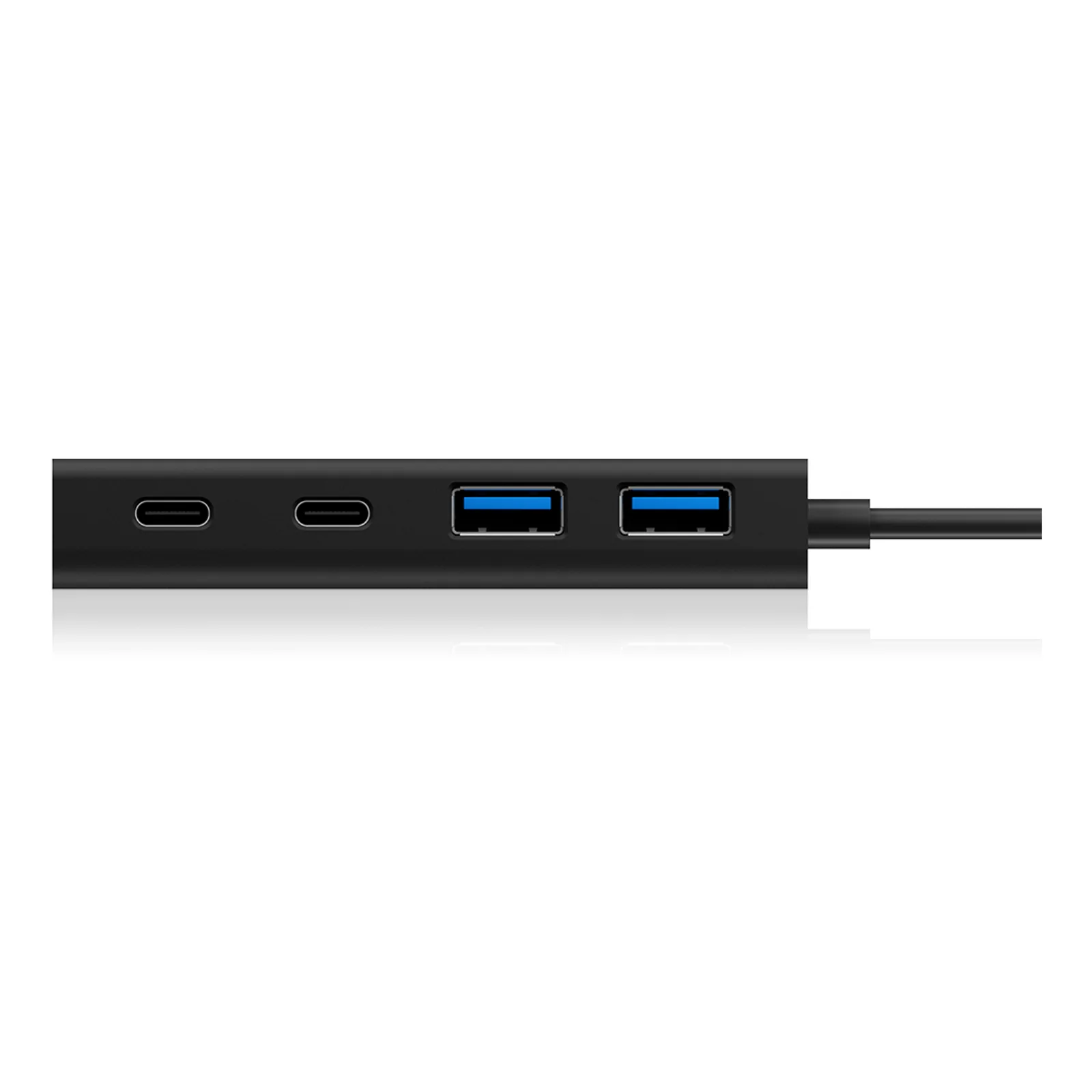 ICY BOX IB-HUB1426-CPD USB 3.2 Gen 1 (3.1 Gen 1) Type-C 5000 Mbit/s Noir