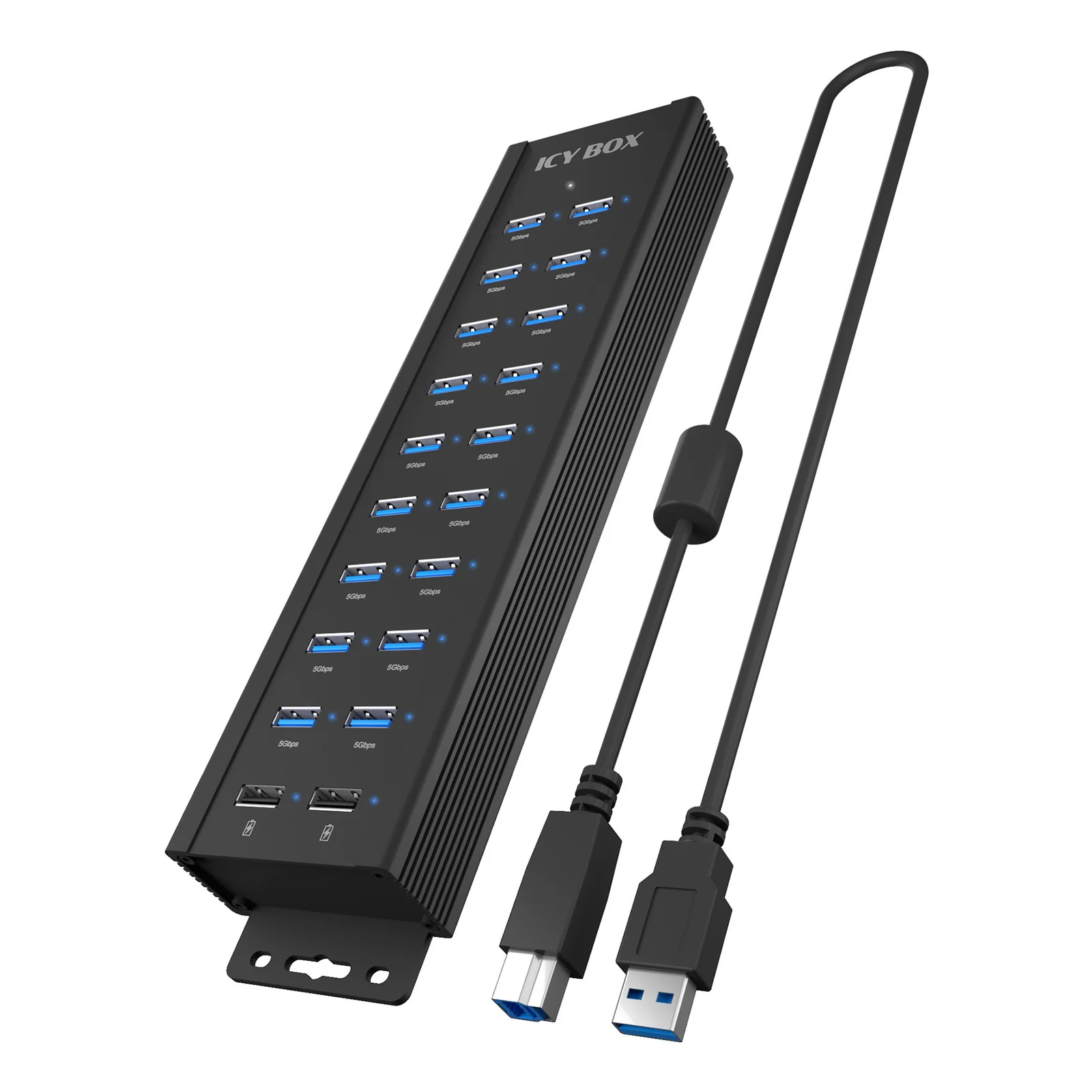 IB-HUB1720-U3 Noir