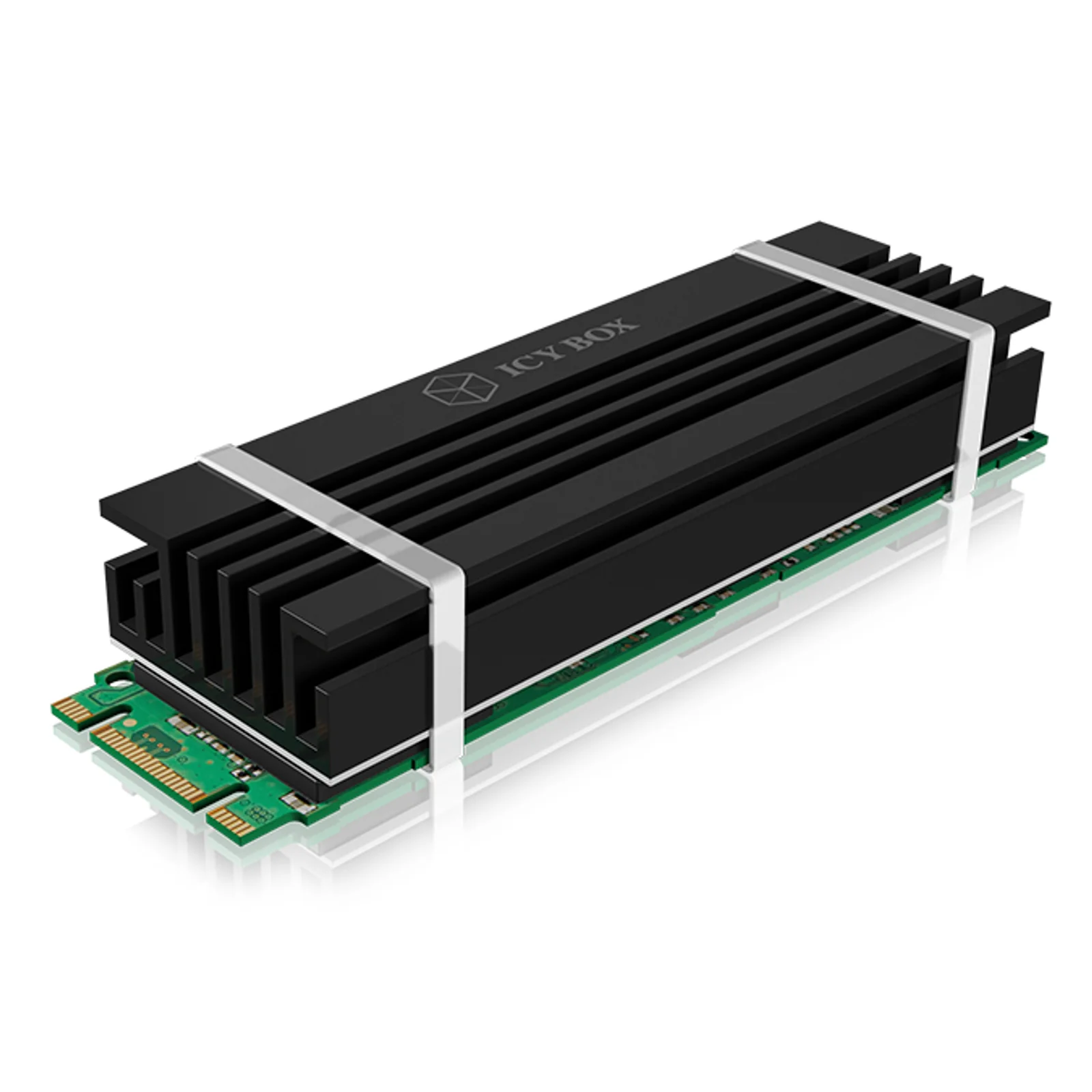 IB-M2HS-70 Disque électronique Dissipateur thermique/Radiateur Noir 1 pièce(s)