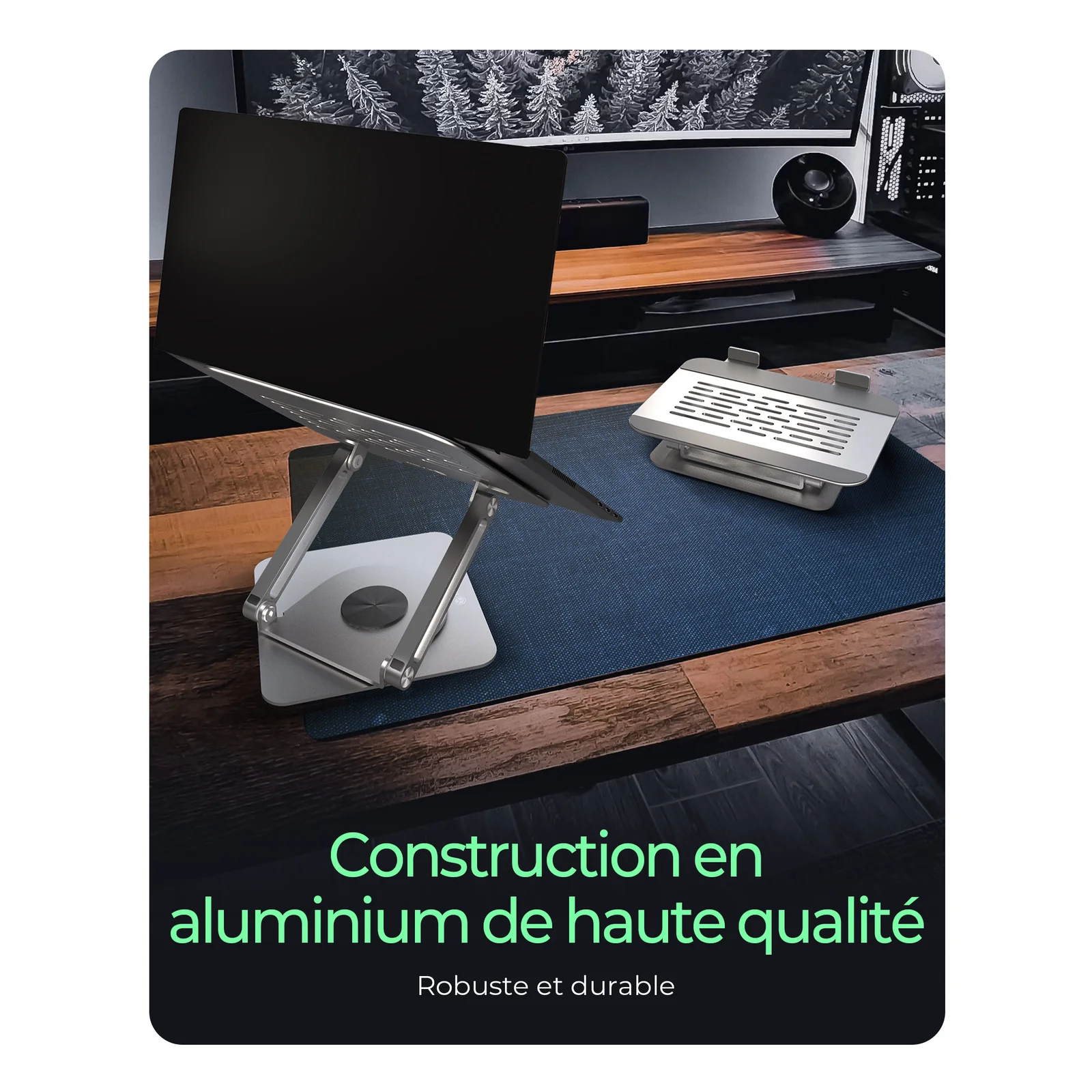 ICY BOX IB-NH300-R Supports de Laptop Argent 43,2 cm (17")