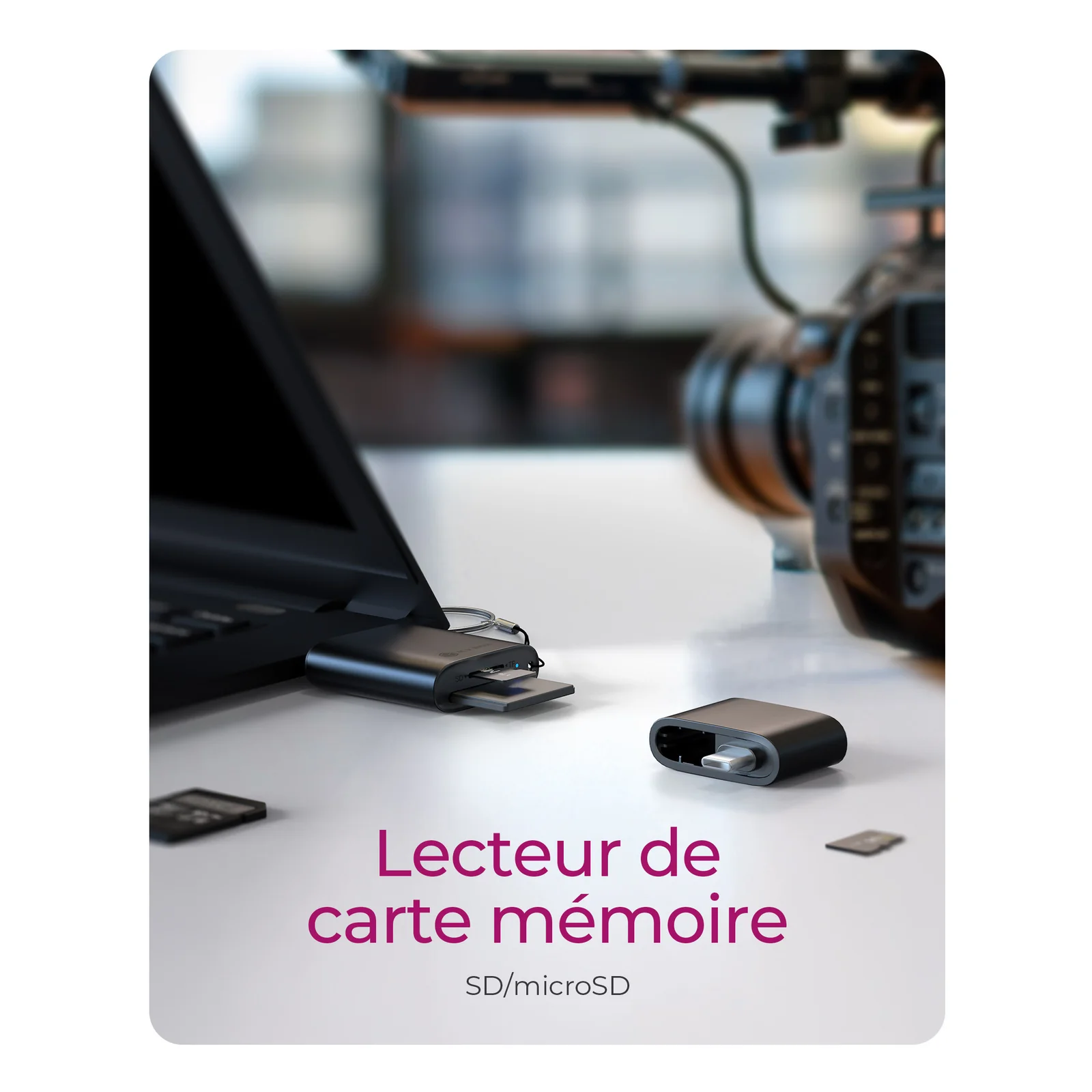 ICY BOX Lecteur de cartes 2 en 1 via interface USB Type-A & USB Type-C