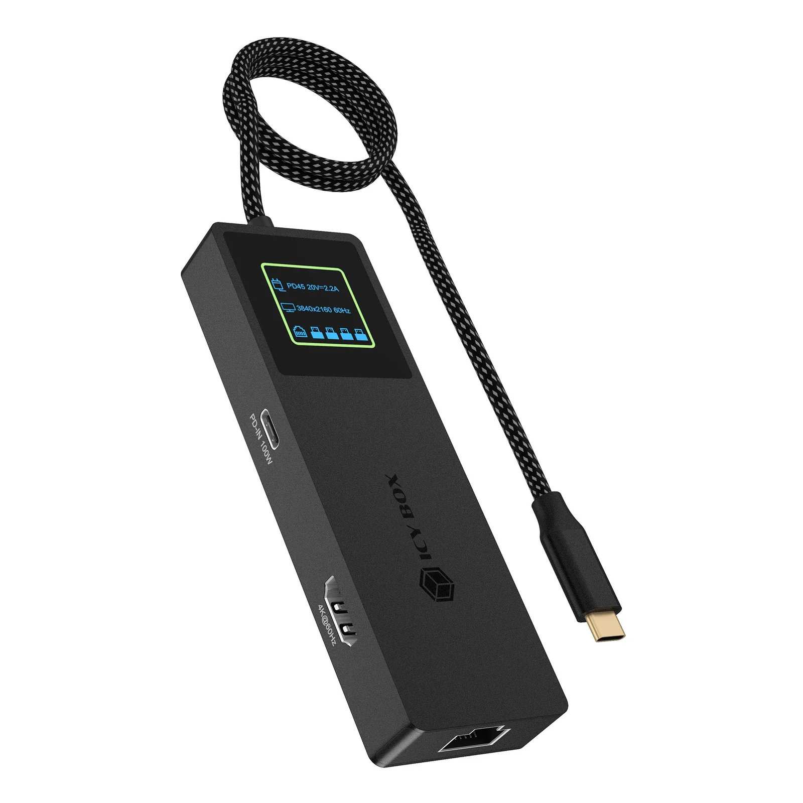 Spade Dock 4038 Avec fil USB 3.2 Gen 2 (3.1 Gen 2) Type-C Noir