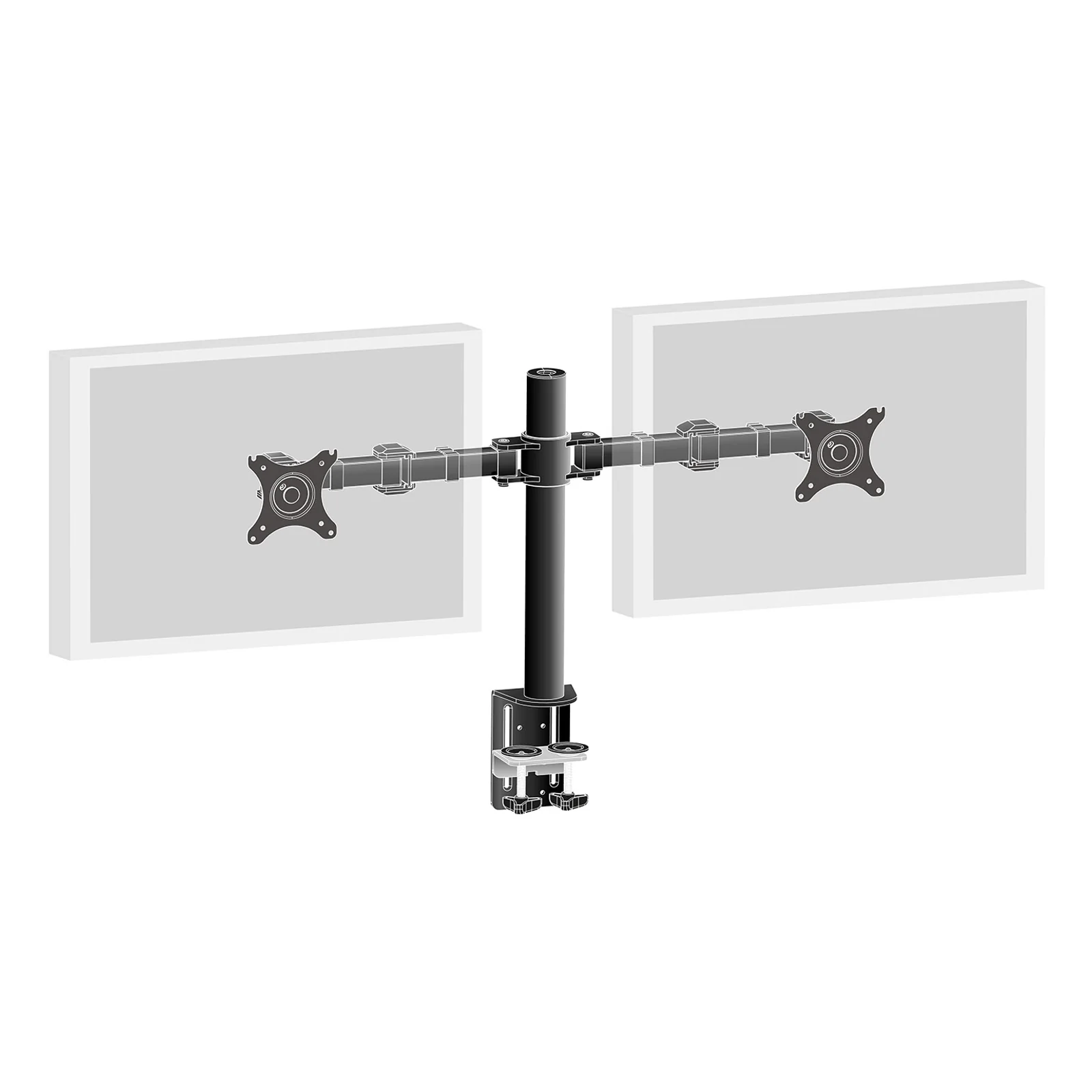 iiyama DS1002C-B1 support d'écran plat pour bureau 76,2 cm (30") Noir