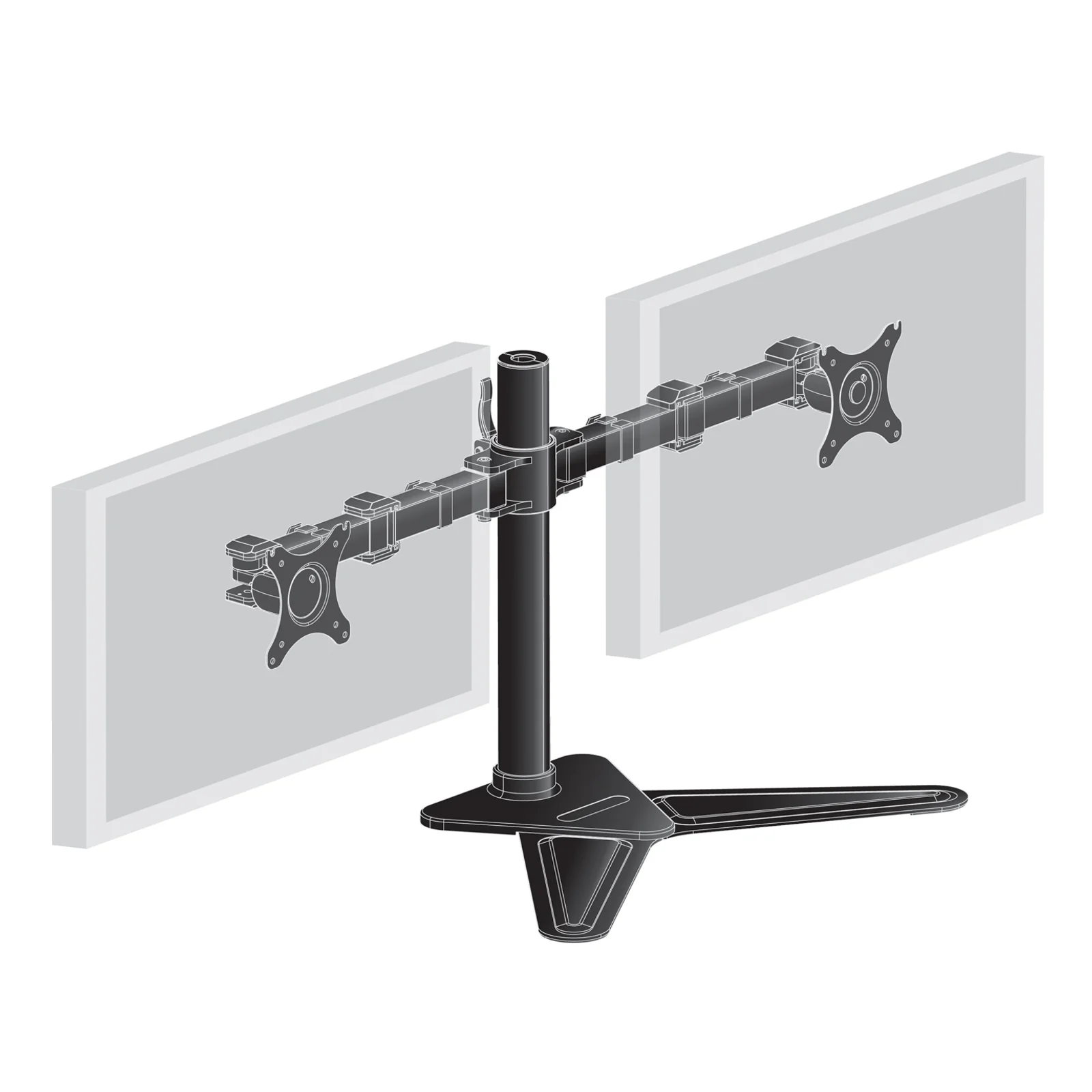 iiyama DS1002D-B1 support d'écran plat pour bureau 81,3 cm (32") Noir