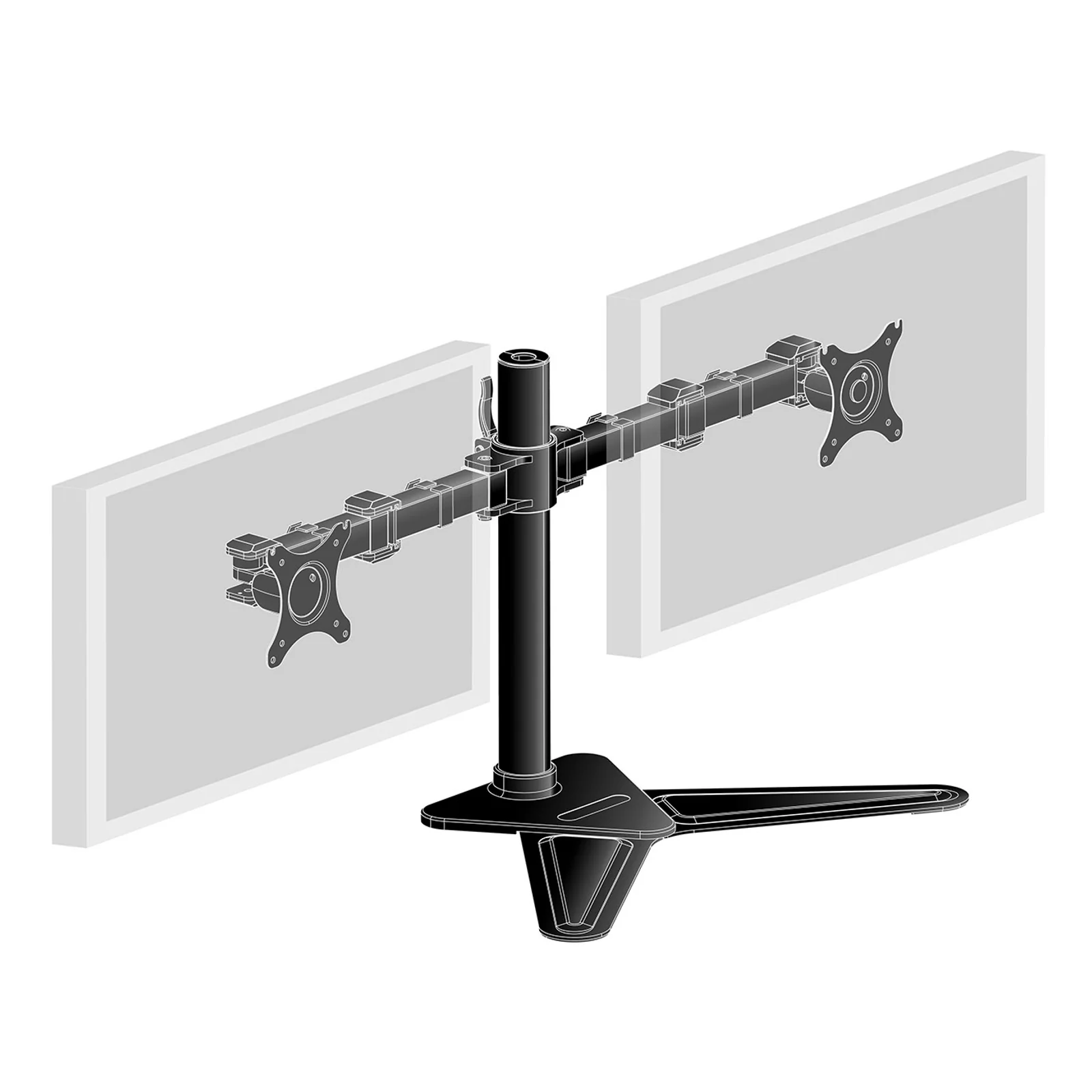 iiyama DS1002D-B1 support d'écran plat pour bureau 81,3 cm (32") Noir