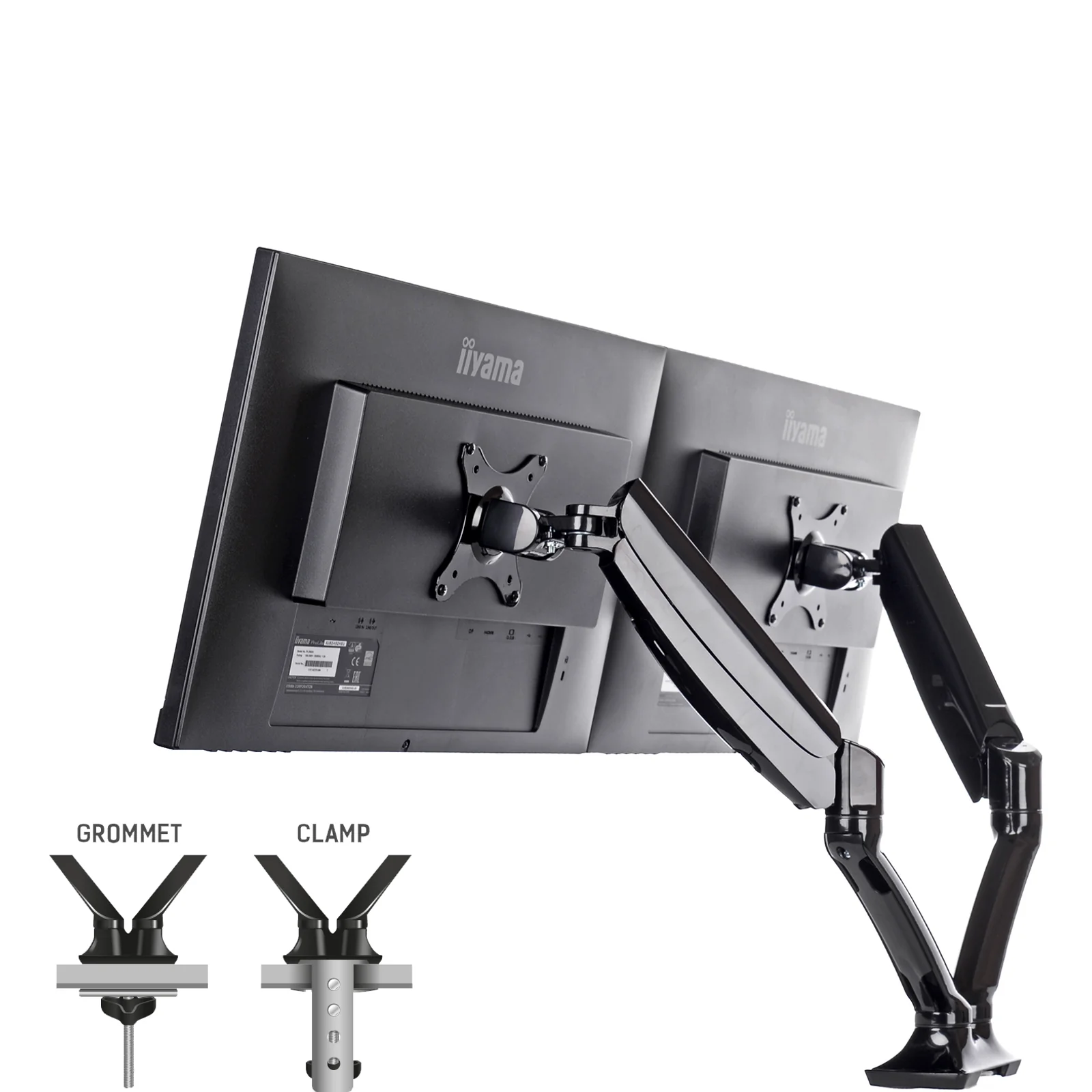 iiyama DS3002C-B1 support d'écran plat pour bureau 68,6 cm (27") Noir
