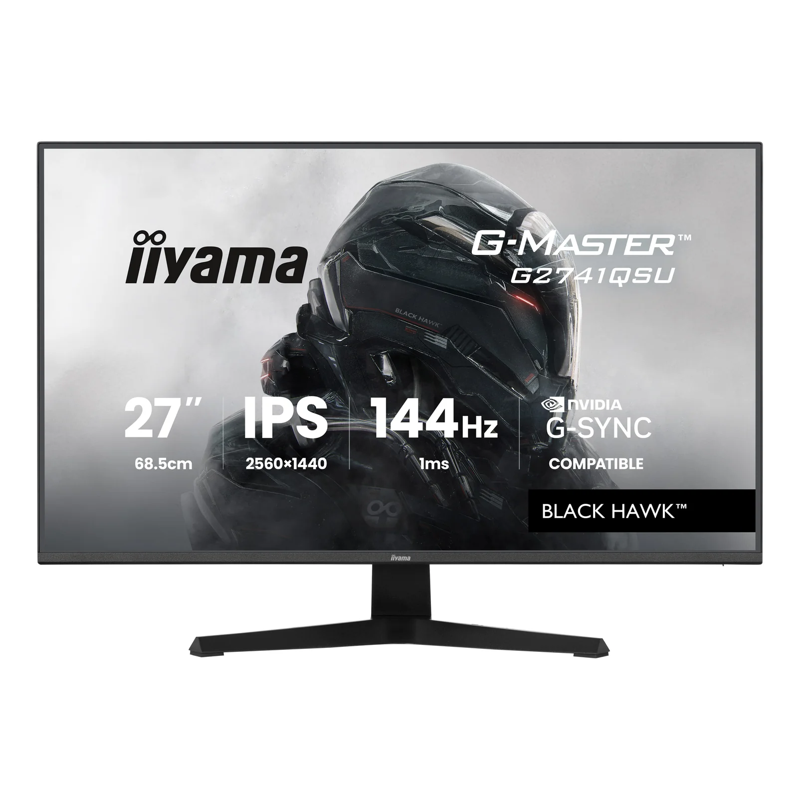 G-MASTER G2741QSU-B1 écran plat de PC 68,6 cm (27") 2560 x 1440 pixels 4K Ultra HD QLED Noir