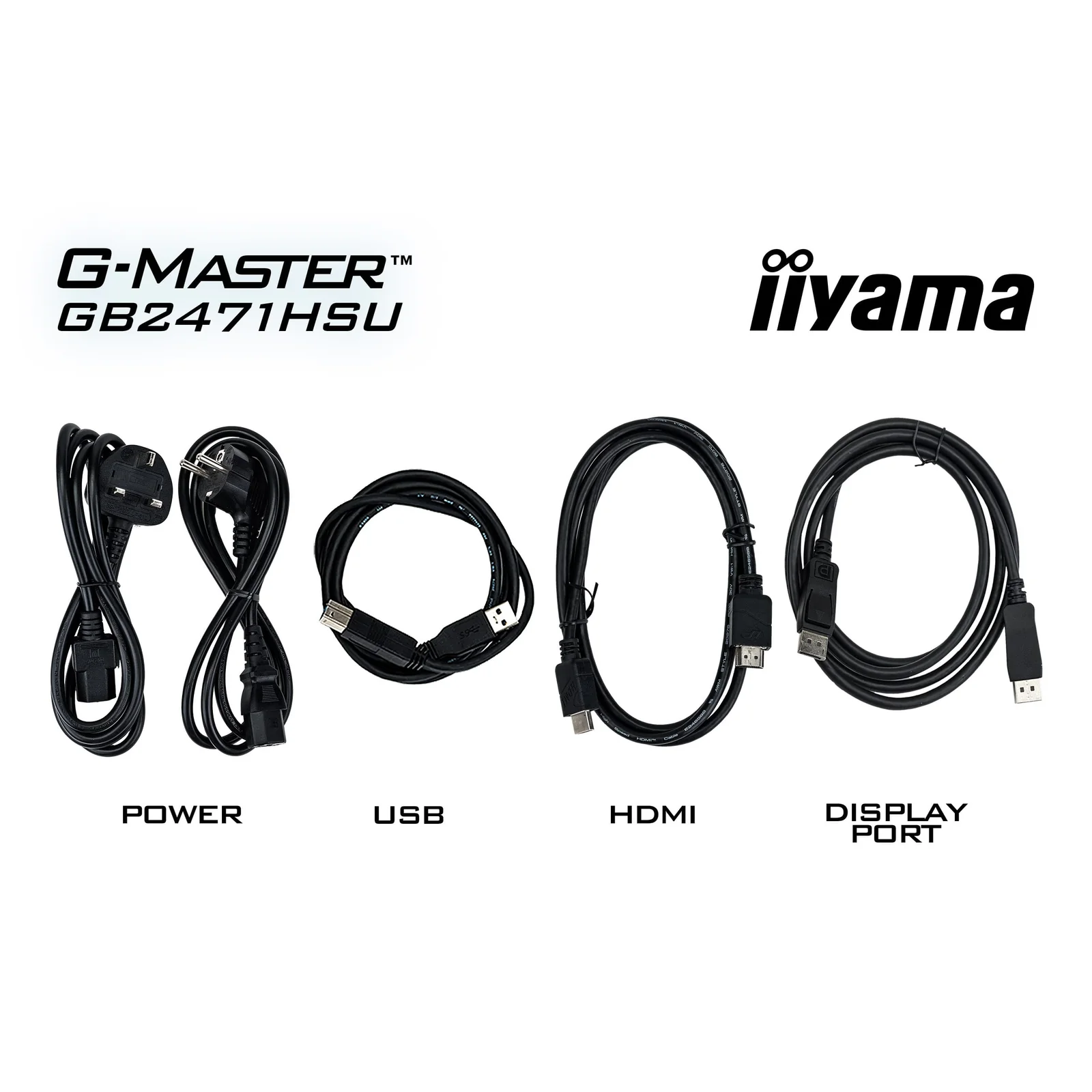 iiyama G-MASTER GB2471HSU-B1 écran plat de PC 60,5 cm (23.8") 1920 x 1080 pixels Full HD Noir