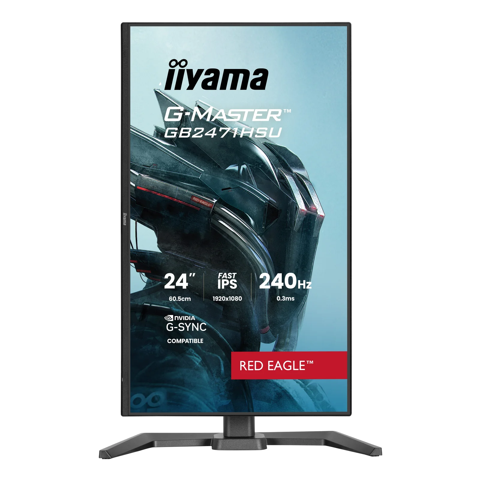 iiyama G-MASTER GB2471HSU-B1 écran plat de PC 60,5 cm (23.8") 1920 x 1080 pixels Full HD Noir
