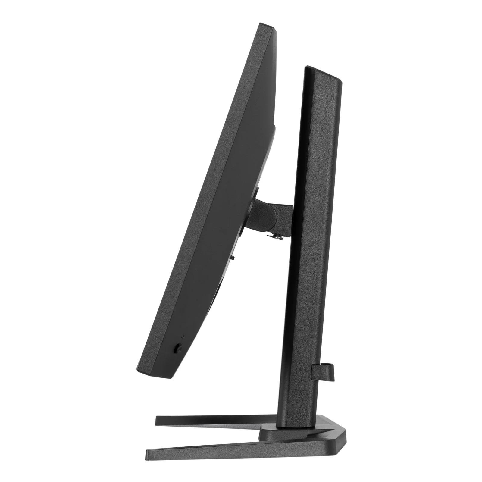 G-MASTER GB2741HSU-B1 noir de profil droit, écran incliné vers l'avant, pied noir