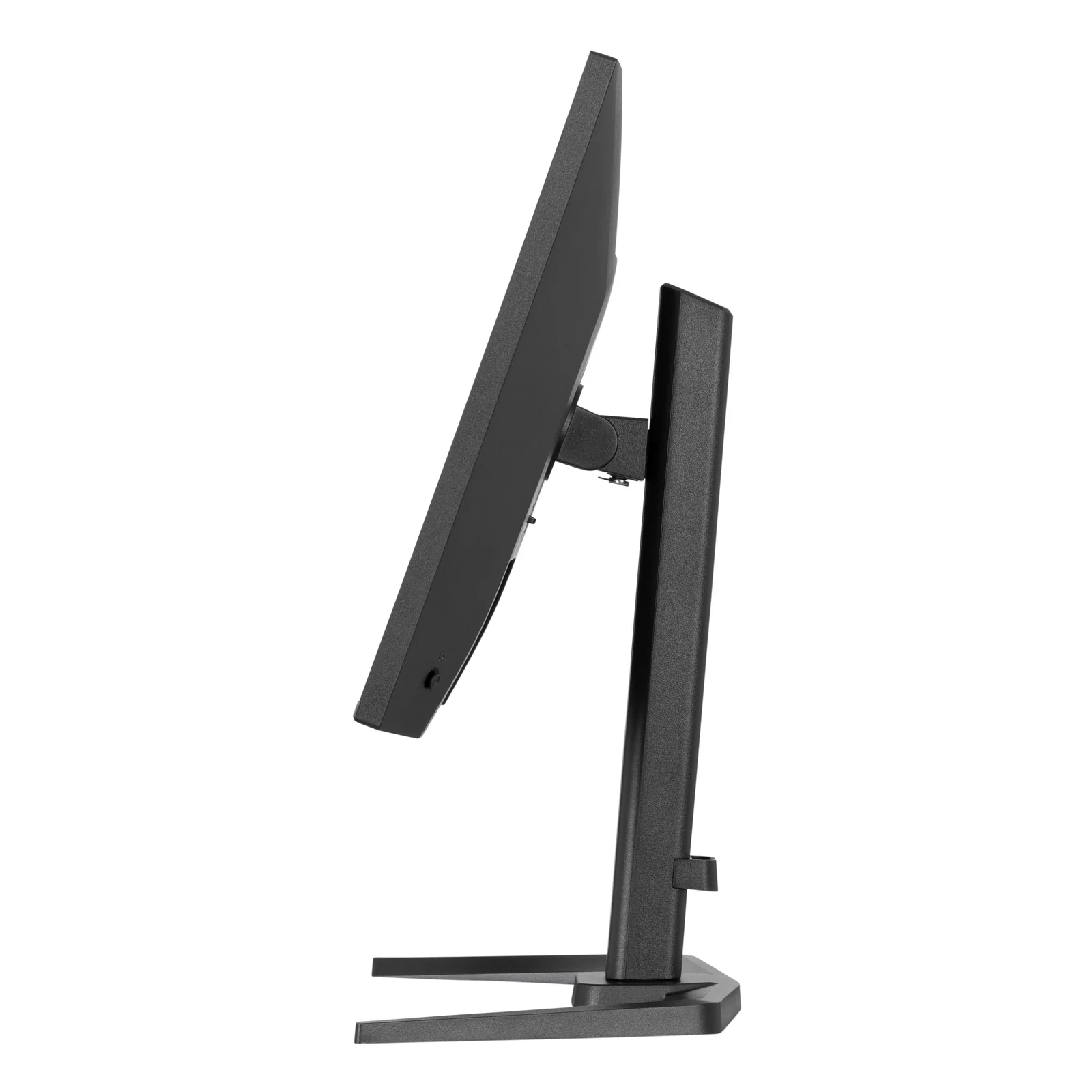 G-MASTER GB2741HSU-B1 noir de profil droit, écran incliné vers l'arrière, pied noir