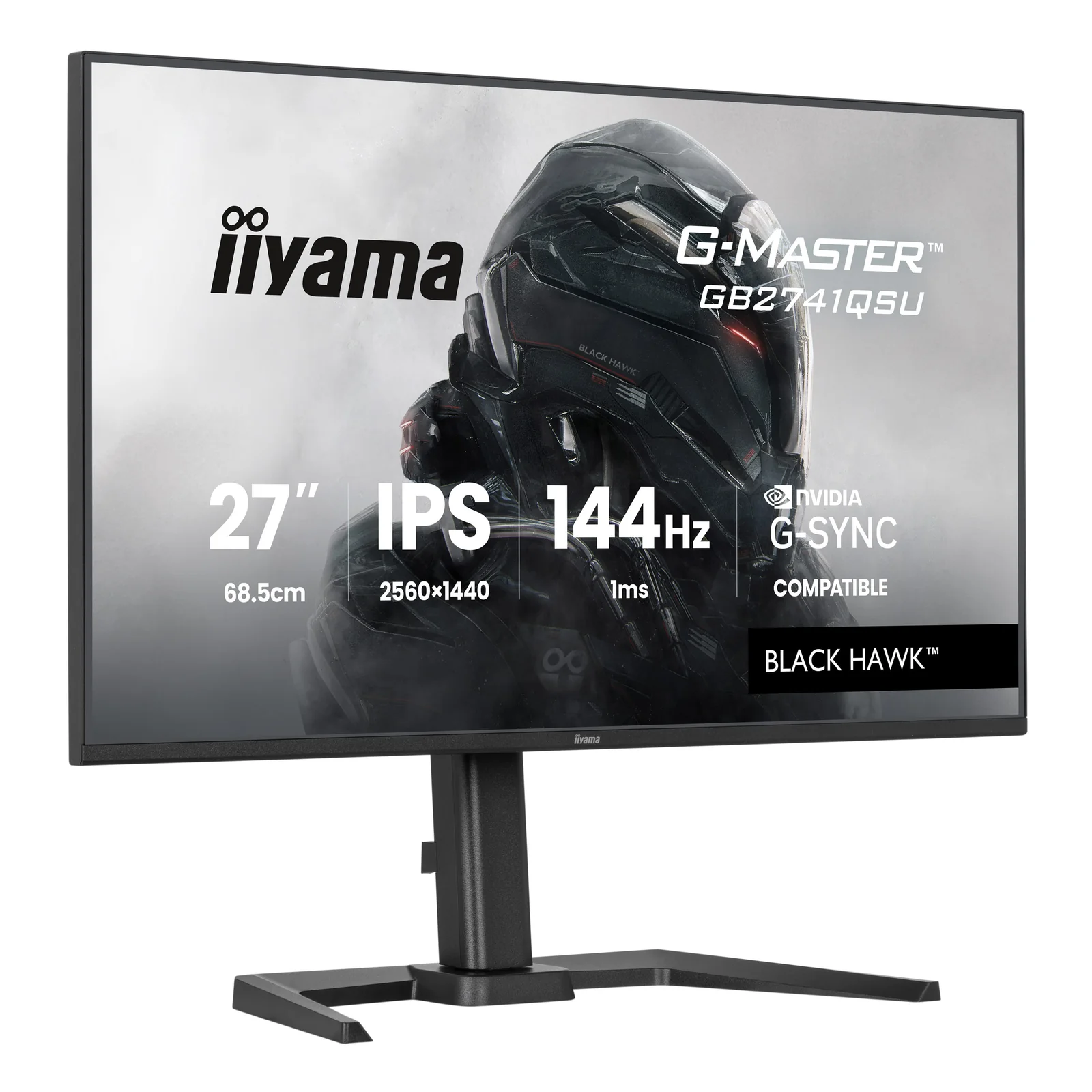 iiyama G-MASTER GB2741QSU-B1 écran plat de PC 68,6 cm (27") 2560 x 1440 pixels 4K Ultra HD LED Noir