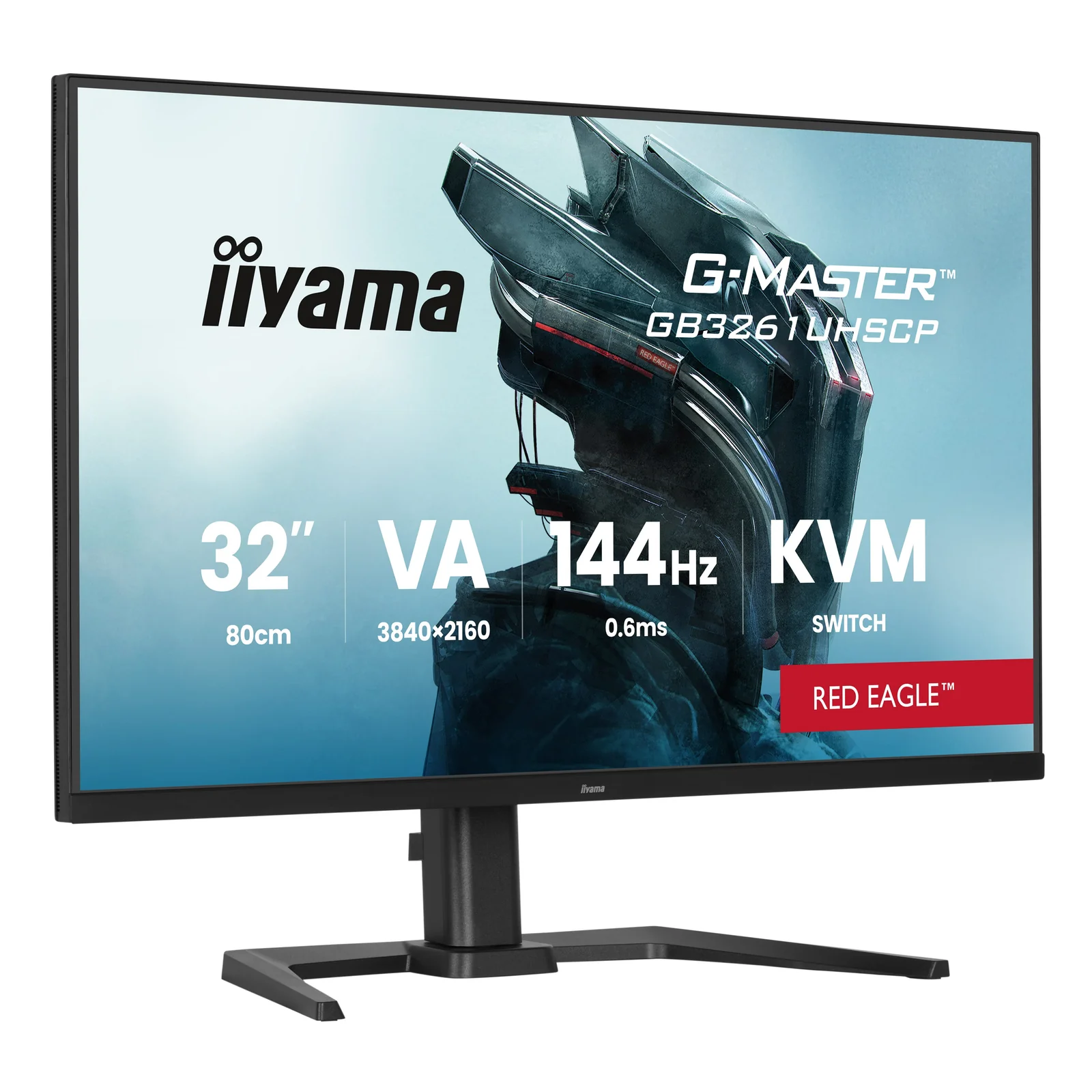 G-MASTER GB3261UHSCP-B1 Écran 4K UHD 144 Hz KVM