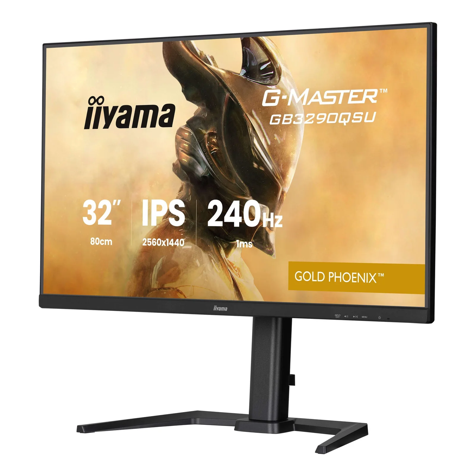 iiyama G-MASTER GB3290QSU-B1 écran plat de PC 80 cm (31.5") 2560 x 1440 pixels Quad HD LED Noir