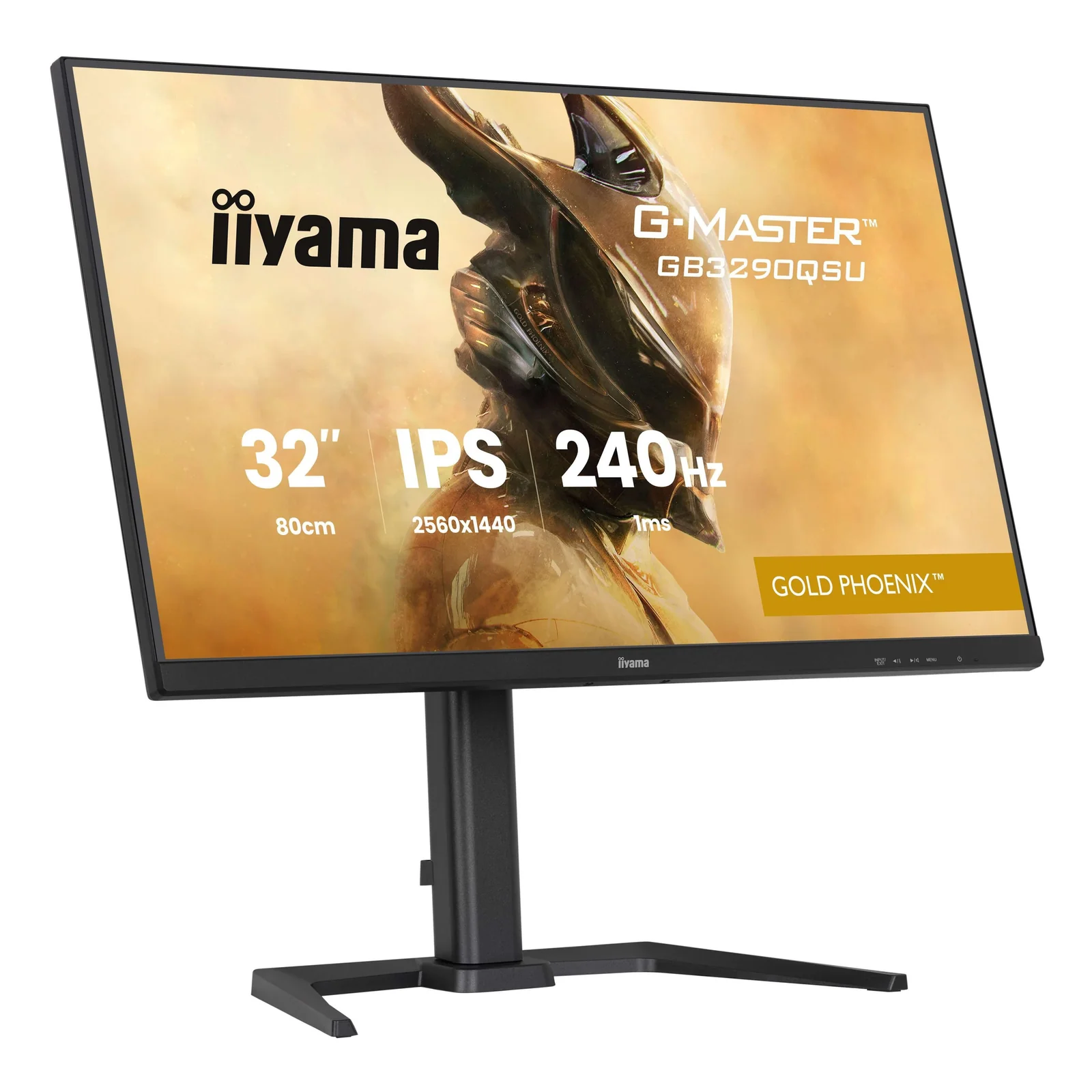 iiyama G-MASTER GB3290QSU-B1 écran plat de PC 80 cm (31.5") 2560 x 1440 pixels Quad HD LED Noir