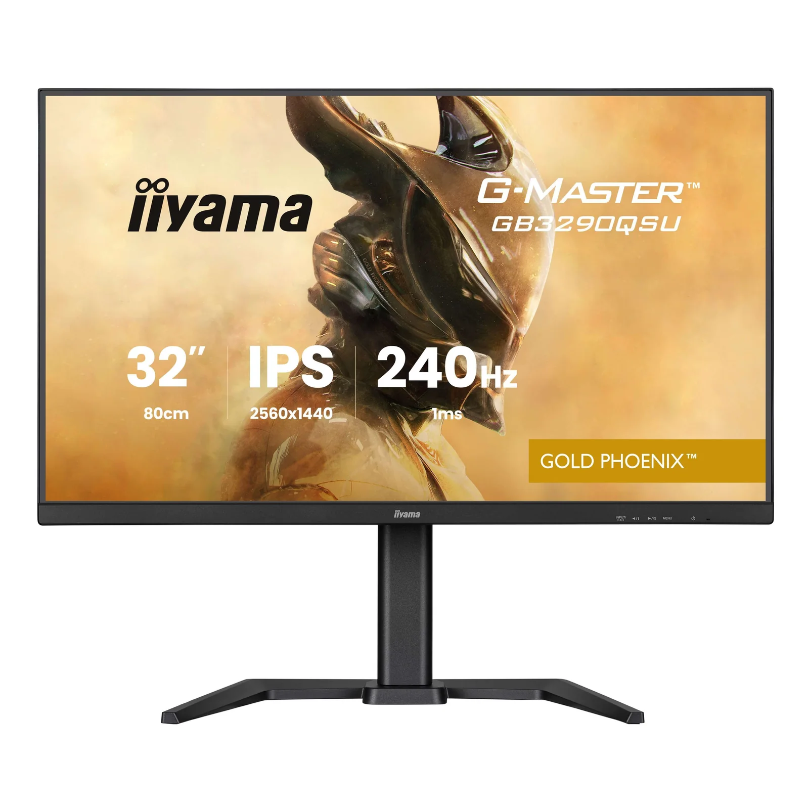 iiyama G-MASTER GB3290QSU-B1 écran plat de PC 80 cm (31.5") 2560 x 1440 pixels Quad HD LED Noir