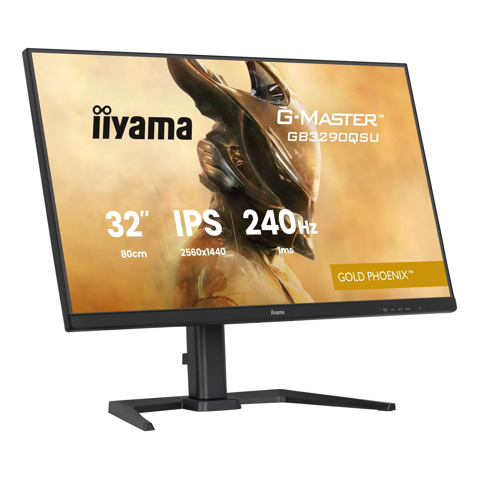 iiyama G-MASTER GB3290QSU-B1 écran plat de PC 80 cm (31.5") 2560 x 1440 pixels Quad HD LED Noir