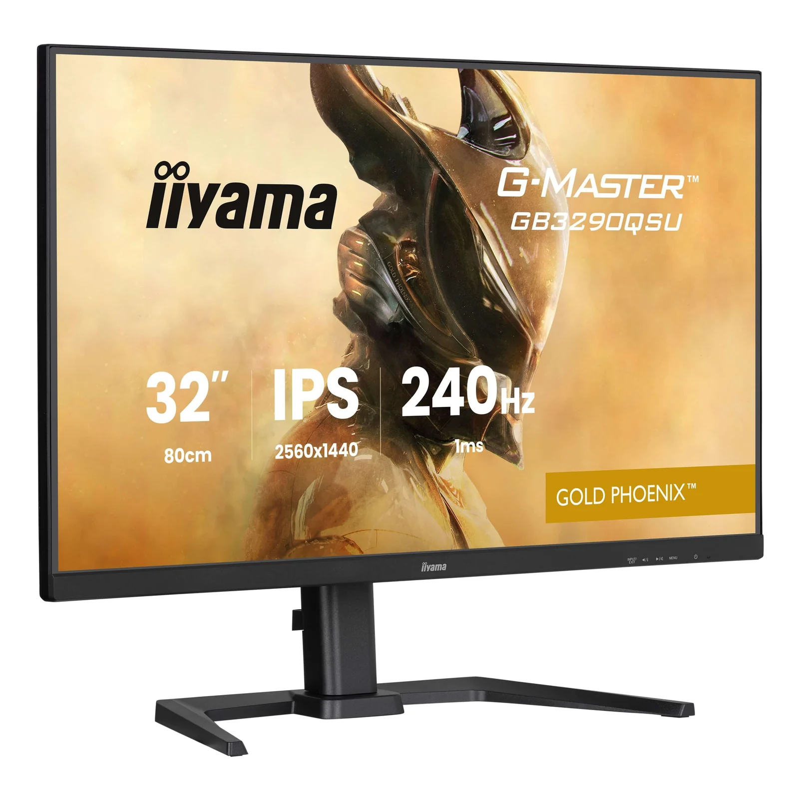 iiyama G-MASTER GB3290QSU-B1 écran plat de PC 80 cm (31.5") 2560 x 1440 pixels Quad HD LED Noir