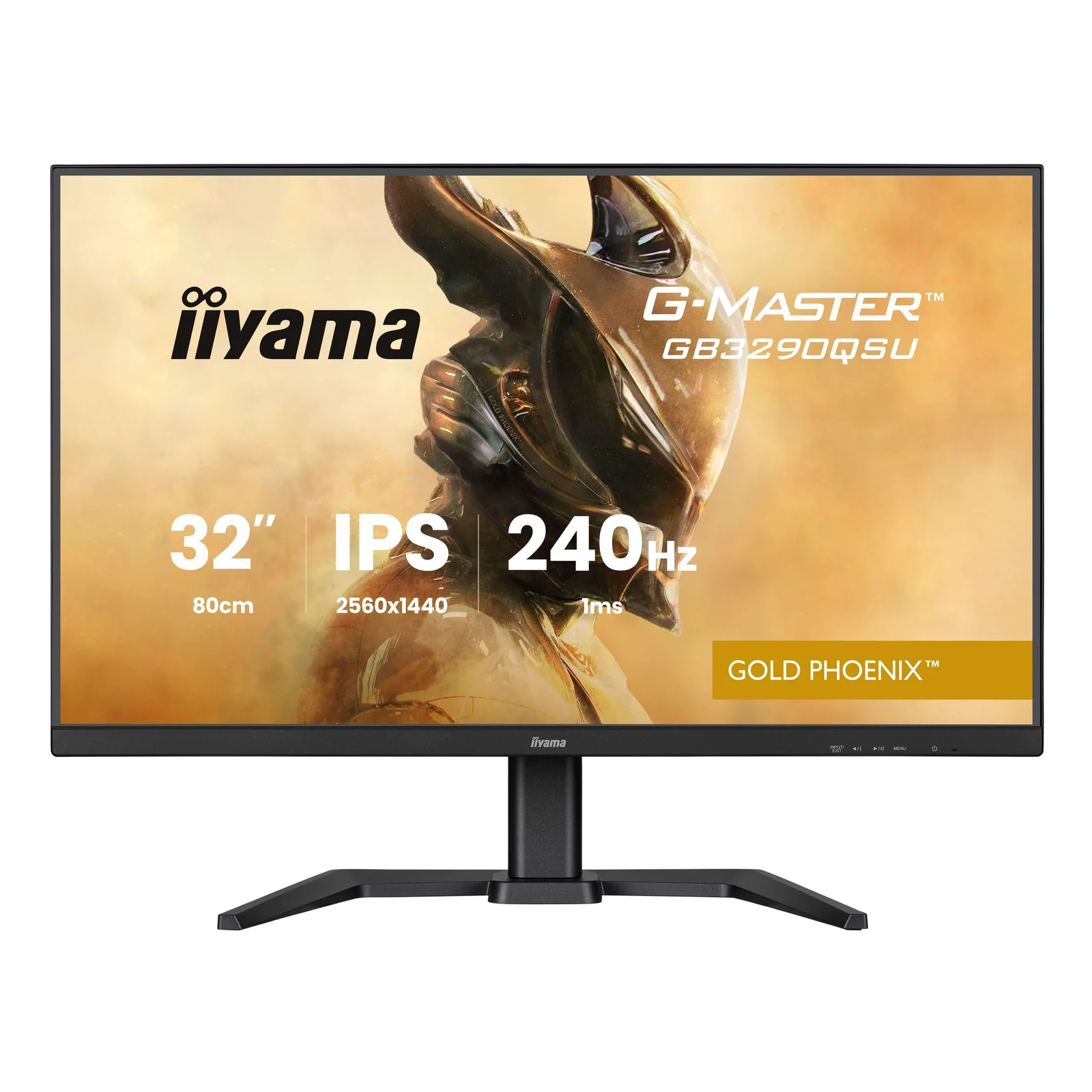 iiyama G-MASTER GB3290QSU-B1 écran plat de PC 80 cm (31.5") 2560 x 1440 pixels Quad HD LED Noir