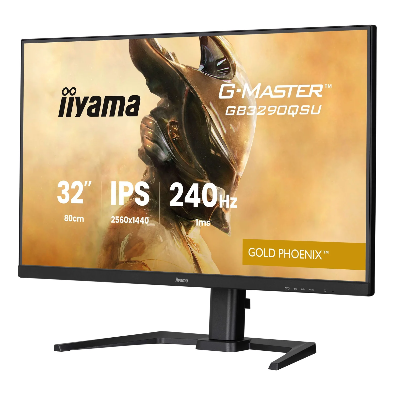 iiyama G-MASTER GB3290QSU-B1 écran plat de PC 80 cm (31.5") 2560 x 1440 pixels Quad HD LED Noir