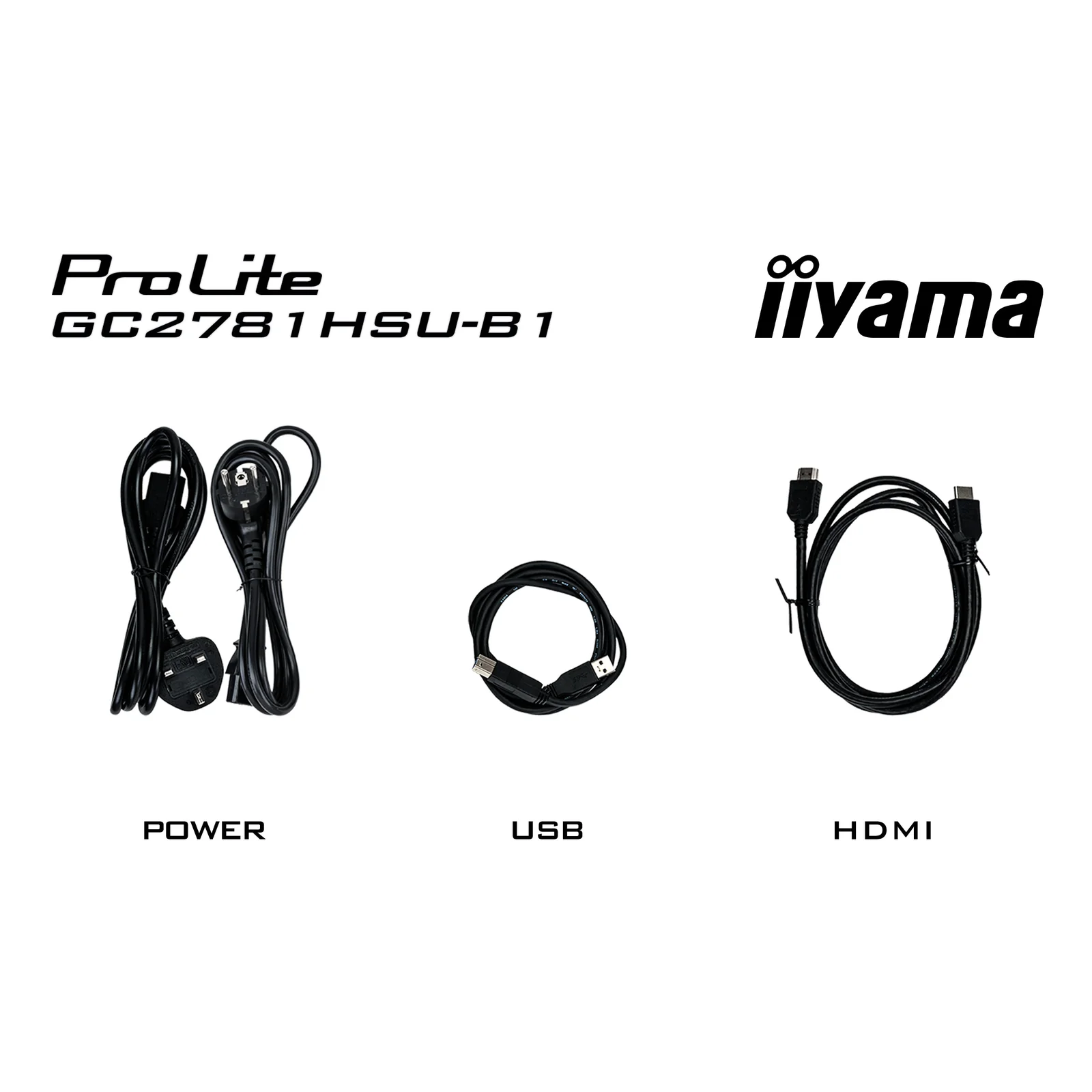 iiyama G-MASTER GC2781HSU-B1 27" 144H écran plat de PC 68,6 cm (27") 1920 x 1080 pixels Noir