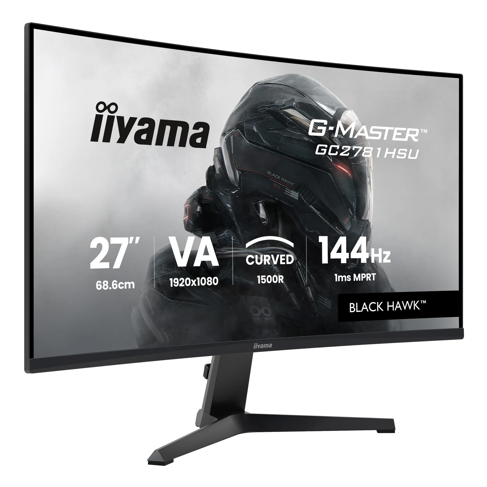 iiyama G-MASTER GC2781HSU-B1 27" 144H écran plat de PC 68,6 cm (27") 1920 x 1080 pixels Noir