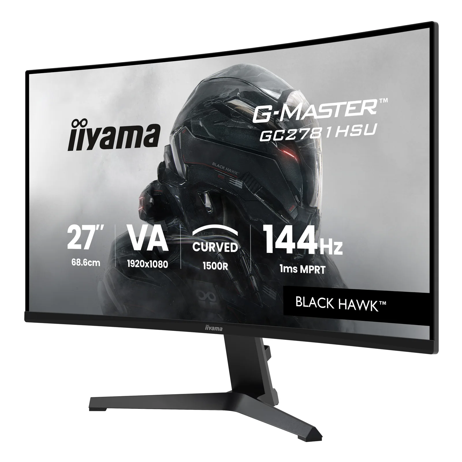 iiyama G-MASTER GC2781HSU-B1 27" 144H écran plat de PC 68,6 cm (27") 1920 x 1080 pixels Noir