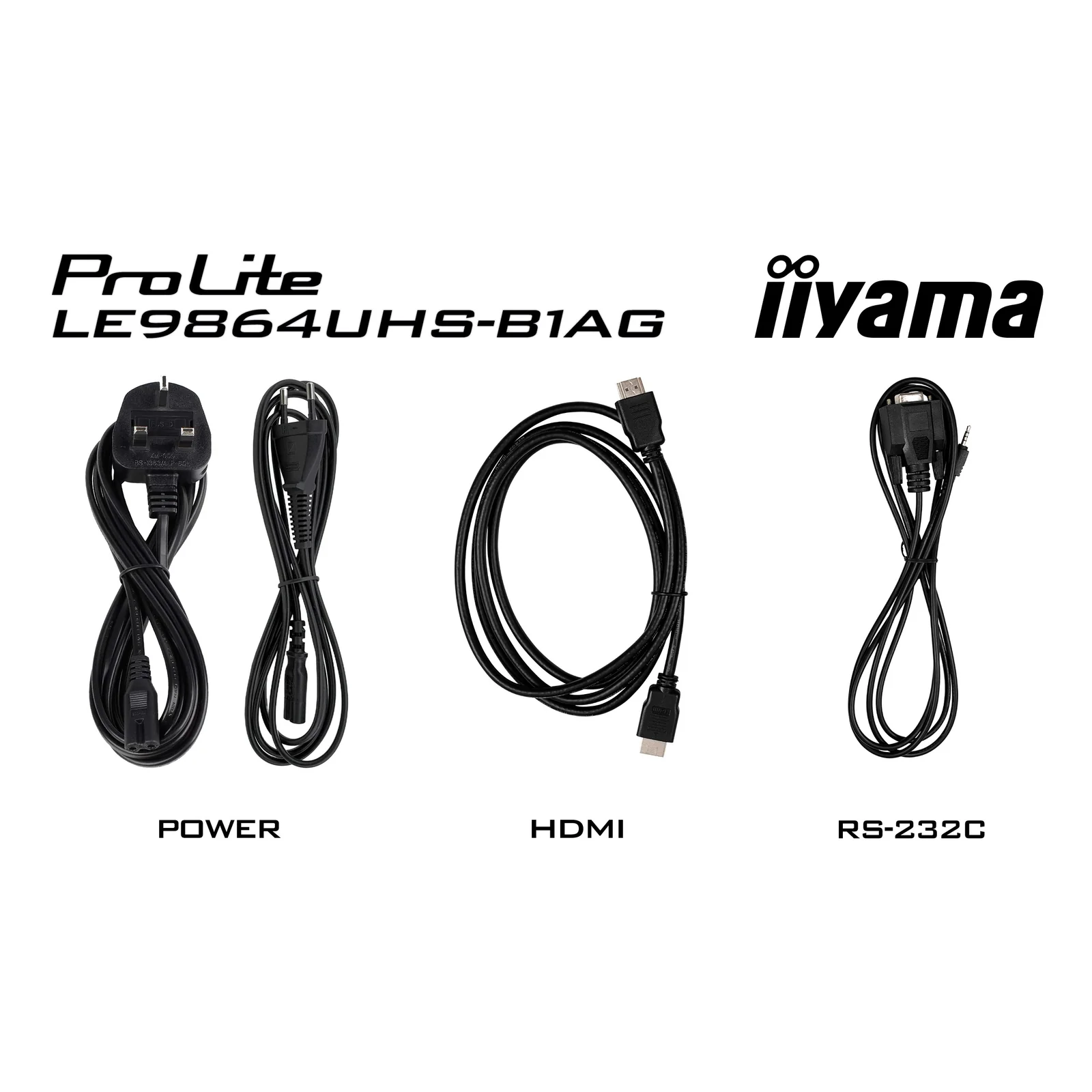 iiyama LE9864UHS-B1AG Écran d'affichage dynamique Écran plat de signalisation numérique 2,49 m (98") Wifi 500 cd/m² 4K Ultra HD Noir Intégré dans le processeur Android 24/7